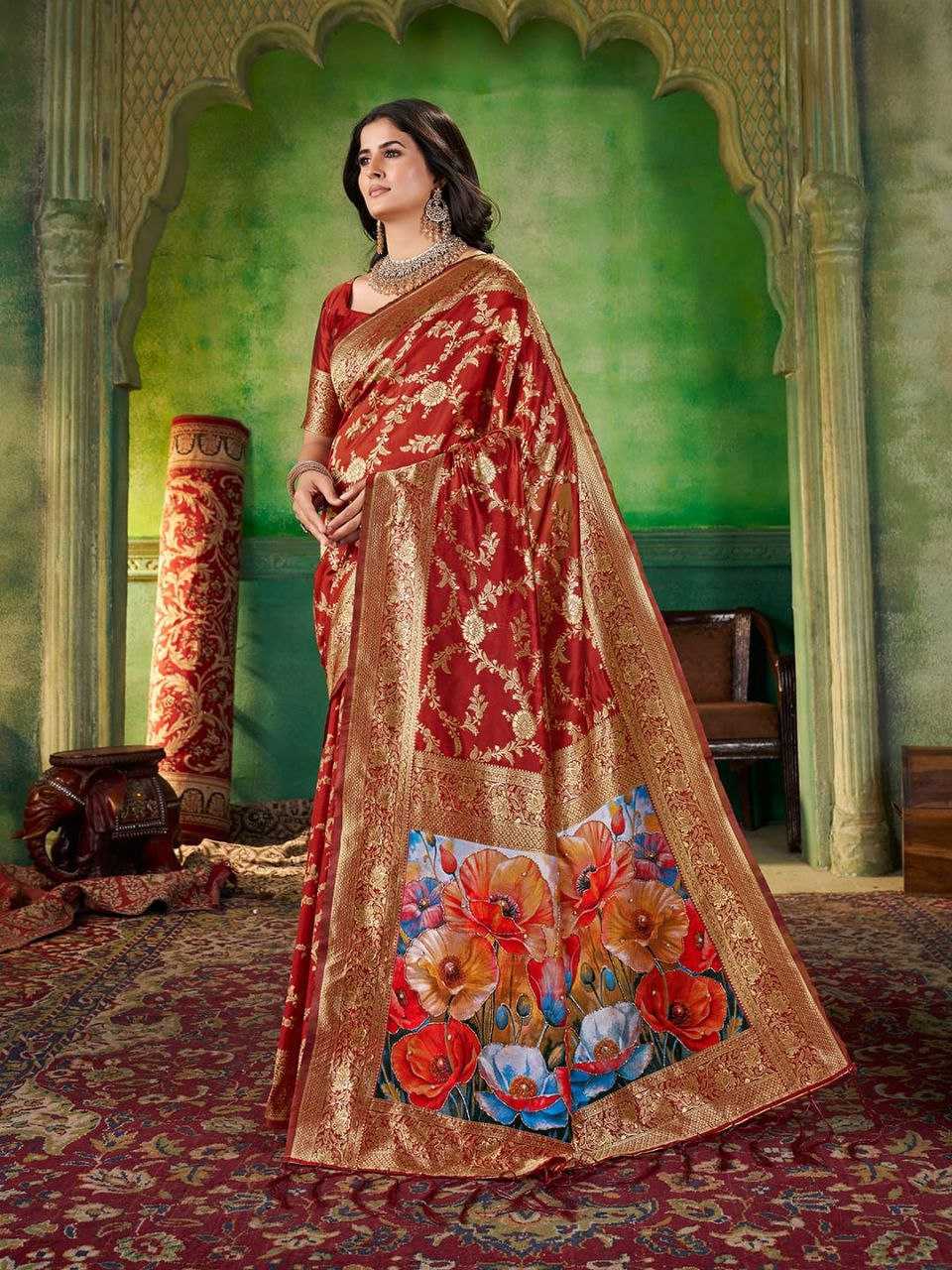 Ynf Jacquard KESH518 4400 Sarees Wedding Collections Festive Collections Wholesale Hand Work Sarees Jacquard Saree Zari Sarees Manufacturer