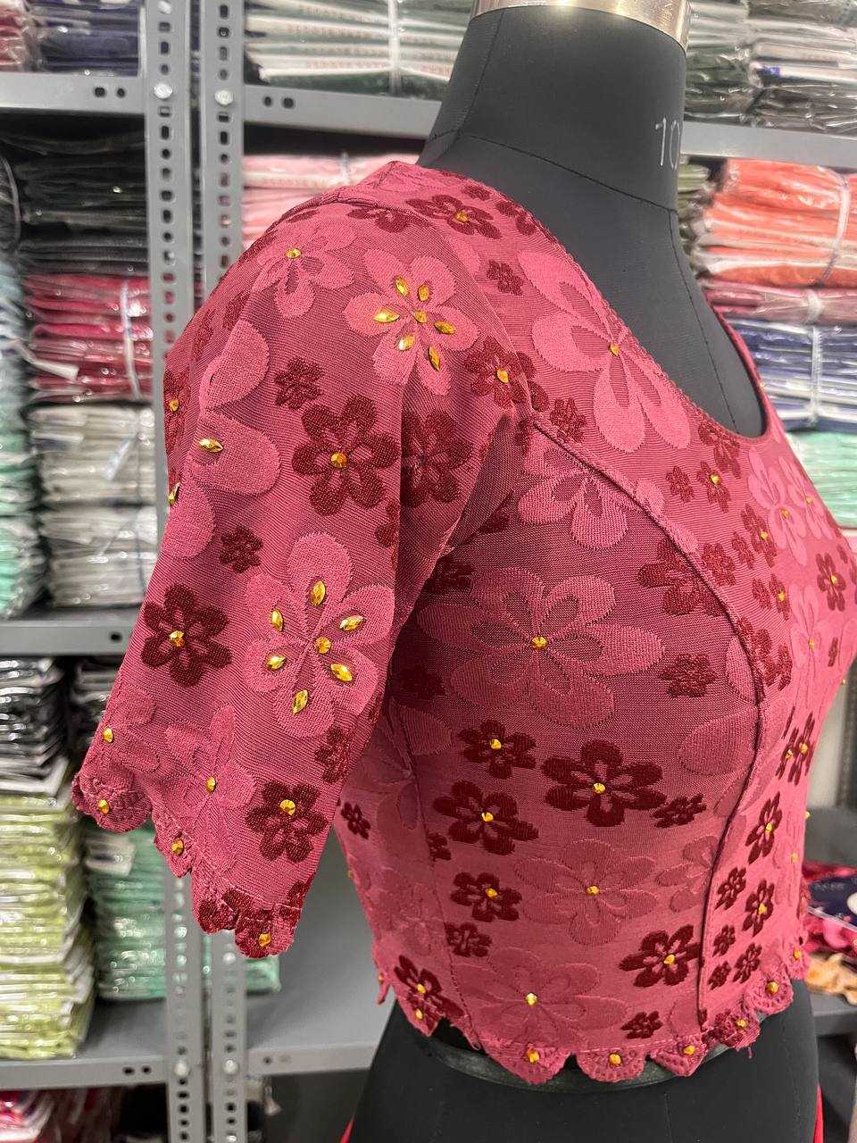 Ynf Jacquard KESH535 RUHI Readymade Blouses Wholesale Blouse Printed Blouse Embroidered Blouses Manufacturer