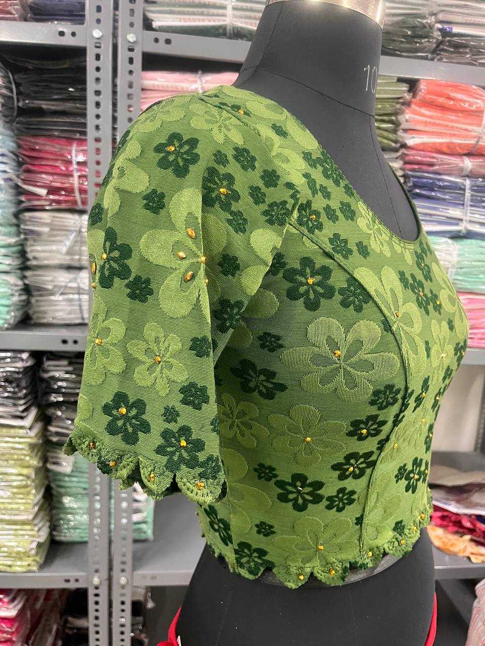Ynf Jacquard KESH535 RUHI Readymade Blouses Wholesale Blouse Printed Blouse Embroidered Blouses Manufacturer