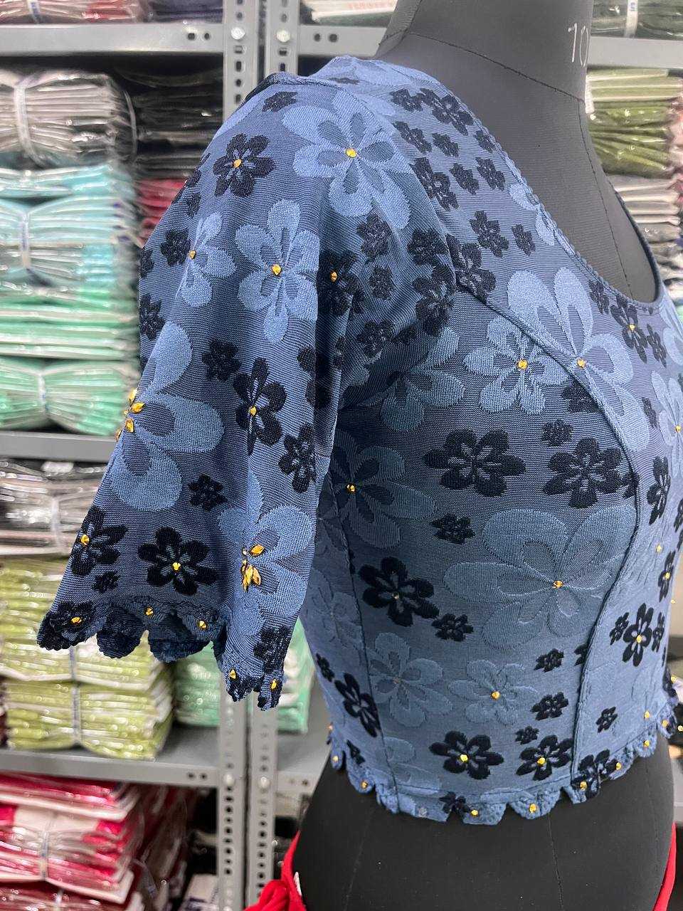 Ynf Jacquard KESH535 RUHI Readymade Blouses Wholesale Blouse Printed Blouse Embroidered Blouses Manufacturer