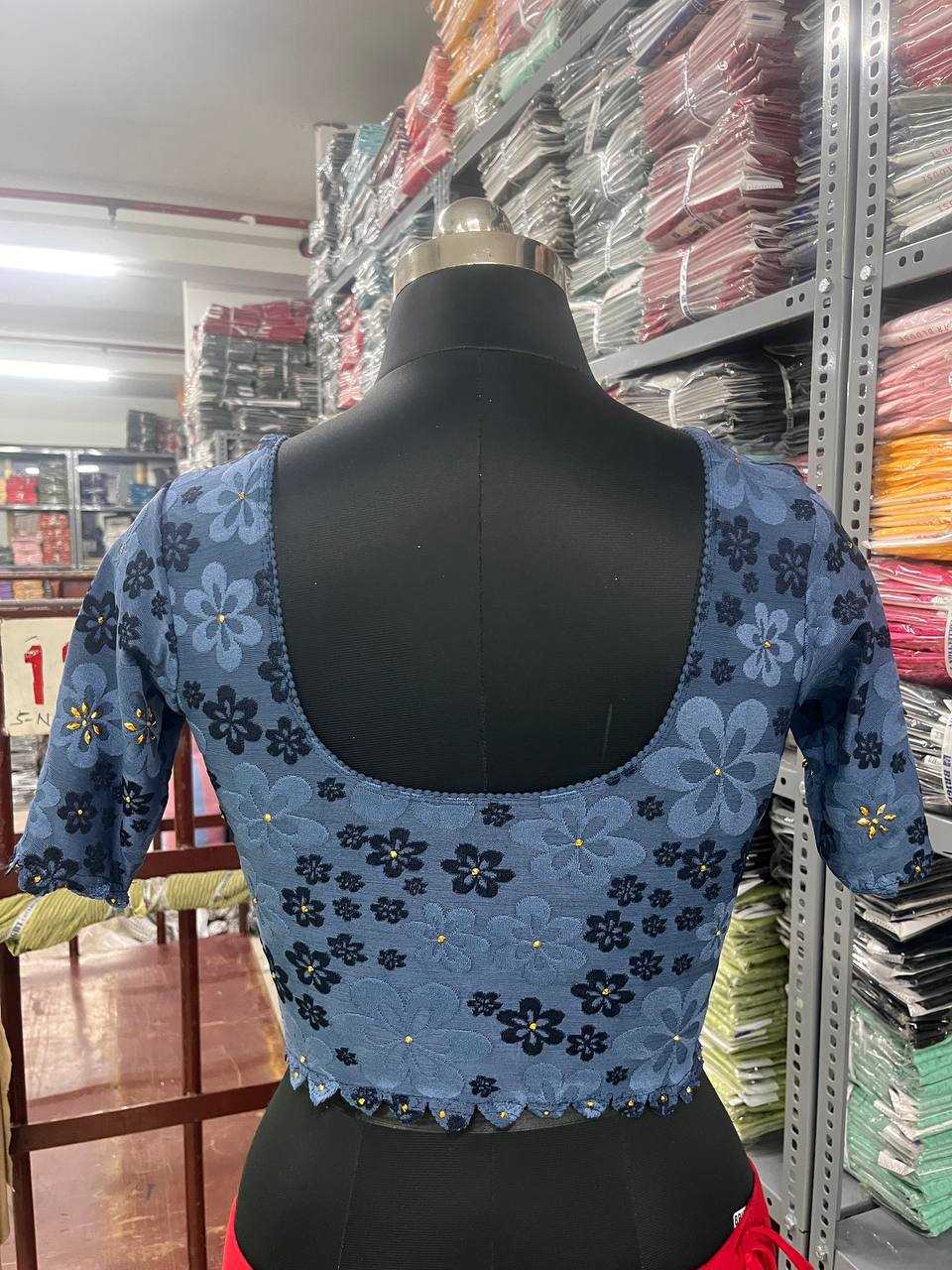 Ynf Jacquard KESH535 RUHI Readymade Blouses Wholesale Blouse Printed Blouse Embroidered Blouses Manufacturer