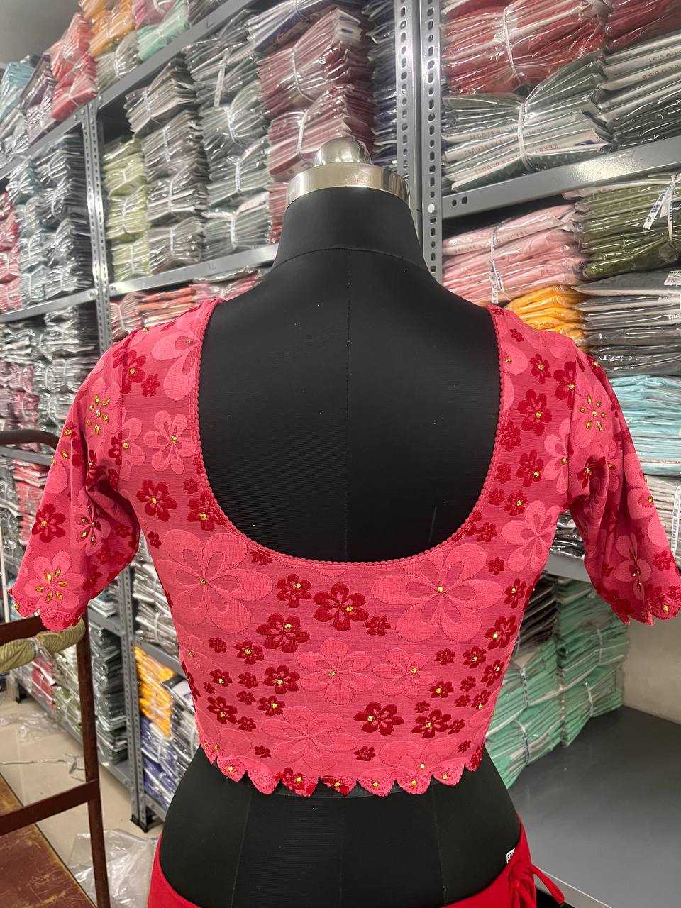 Ynf Jacquard KESH535 RUHI Readymade Blouses Wholesale Blouse Printed Blouse Embroidered Blouses Manufacturer