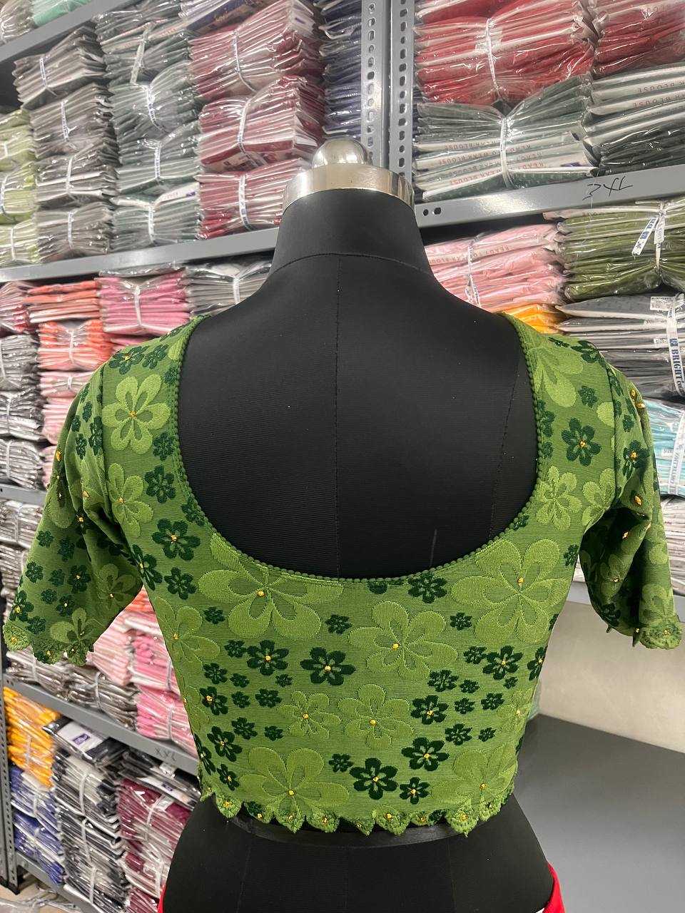 Ynf Jacquard KESH535 RUHI Readymade Blouses Wholesale Blouse Printed Blouse Embroidered Blouses Manufacturer