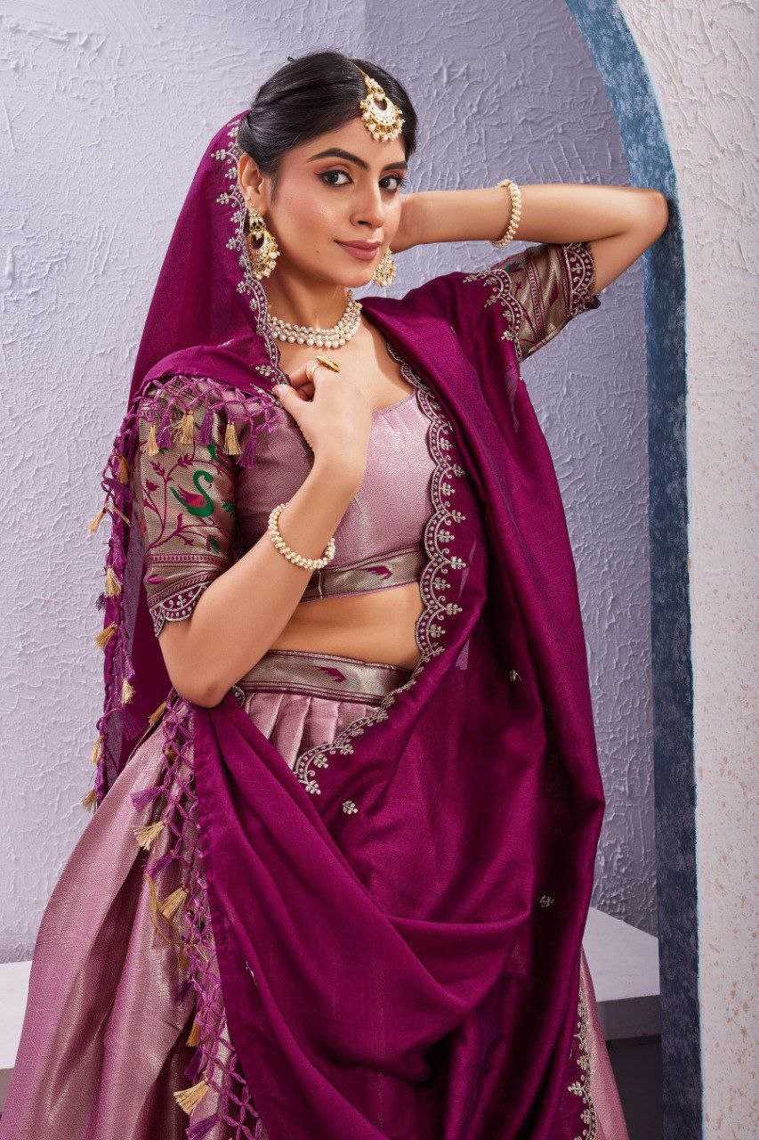 Ynf Jacquard KESH554 Morni Lehengas Wholesale Embroidered Lehenga Manufacturer