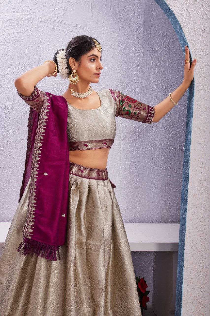 Ynf Jacquard KESH554 Morni Lehengas Wholesale Embroidered Lehenga Manufacturer