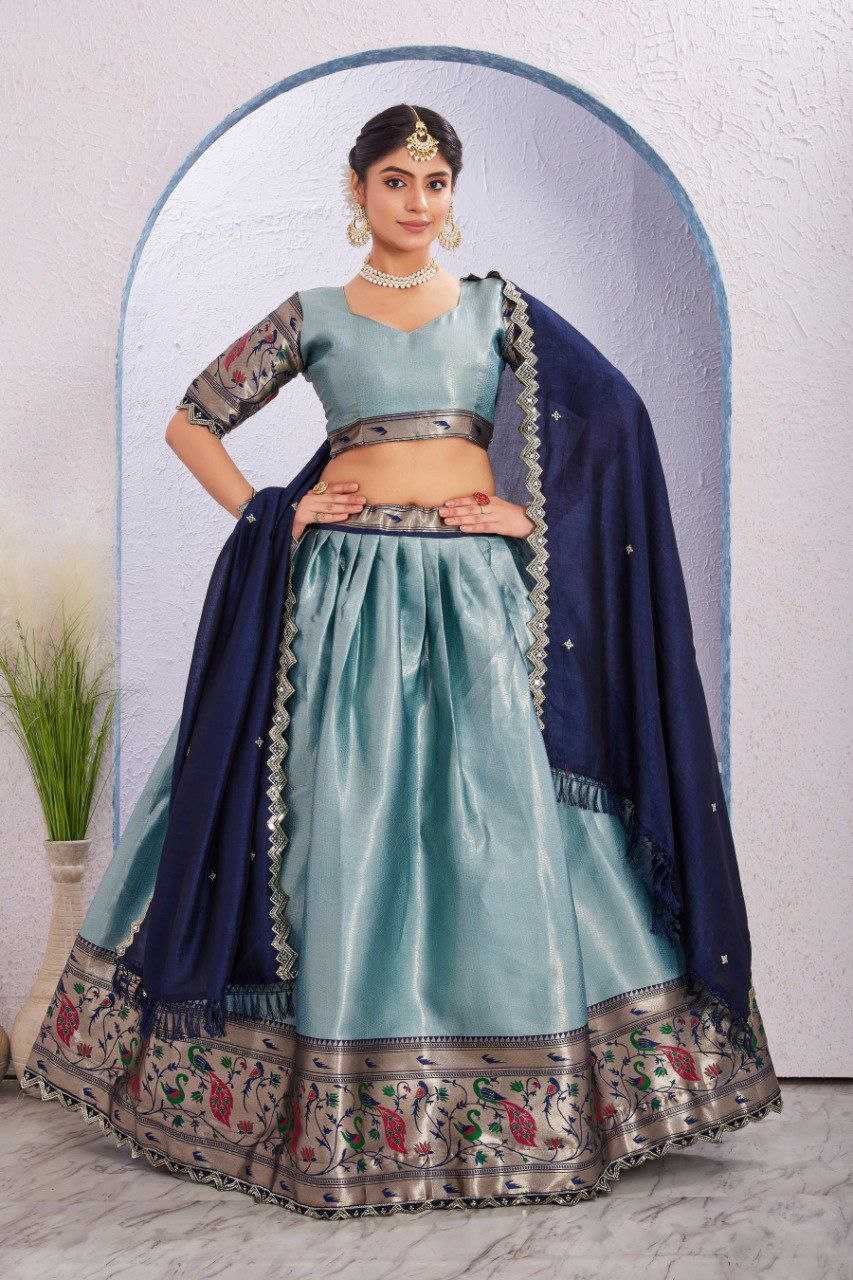 Ynf Jacquard KESH554 Morni Lehengas Wholesale Embroidered Lehenga Manufacturer