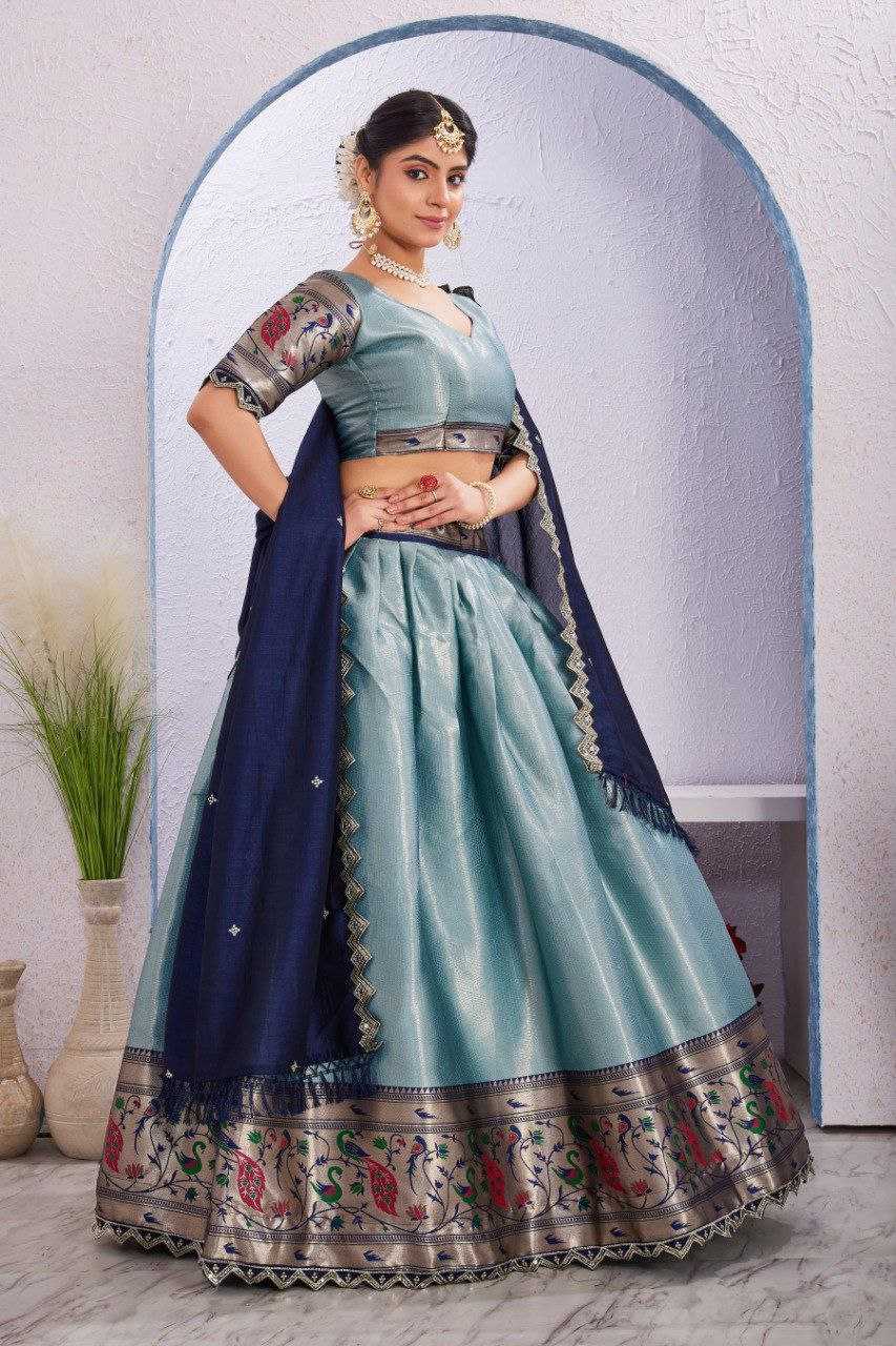 Ynf Jacquard KESH554 Morni Lehengas Wholesale Embroidered Lehenga Manufacturer