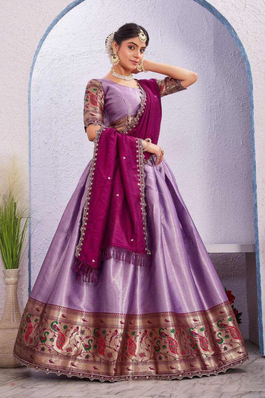 Ynf Jacquard KESH554 Morni Lehengas Wholesale Embroidered Lehenga Manufacturer