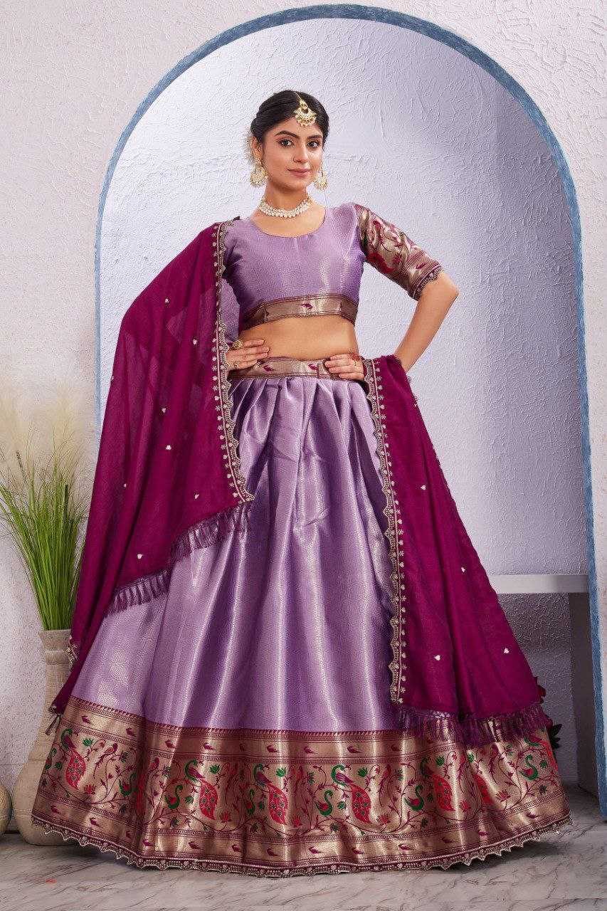Ynf Jacquard KESH554 Morni Lehengas Wholesale Embroidered Lehenga Manufacturer