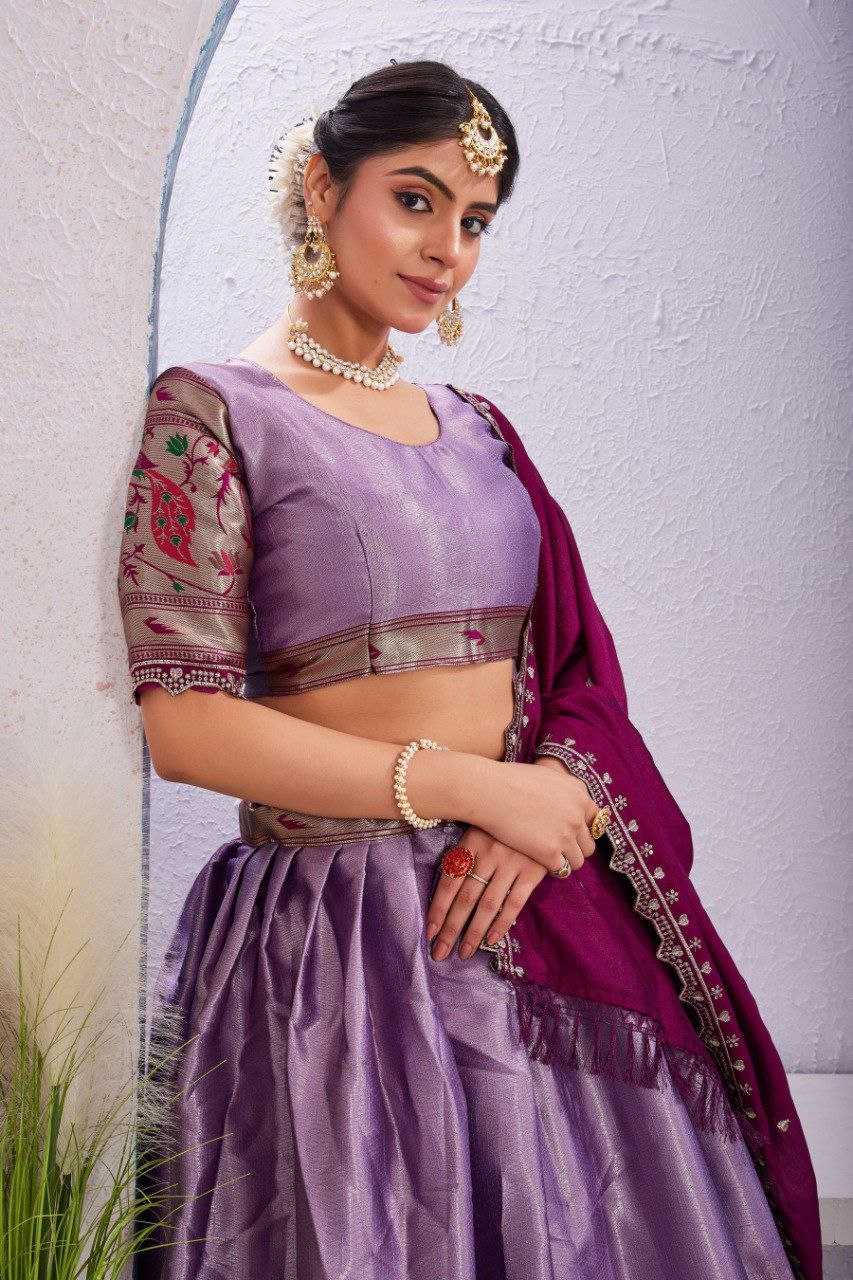 Ynf Jacquard KESH554 Morni Lehengas Wholesale Embroidered Lehenga Manufacturer