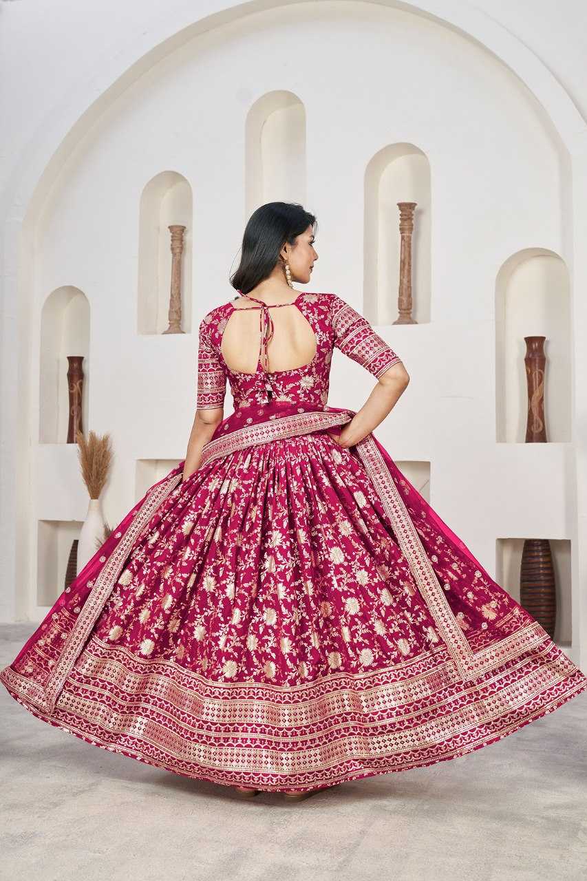 Ynf Jacquard RIN227 1017 Lehengas Wholesale Designer Lehenga Fancy Lehenga Embroidered Lehenga Manufacturer