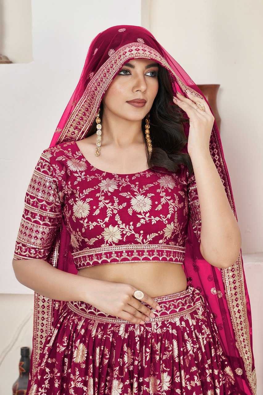 Ynf Jacquard RIN227 1017 Lehengas Wholesale Designer Lehenga Fancy Lehenga Embroidered Lehenga Manufacturer