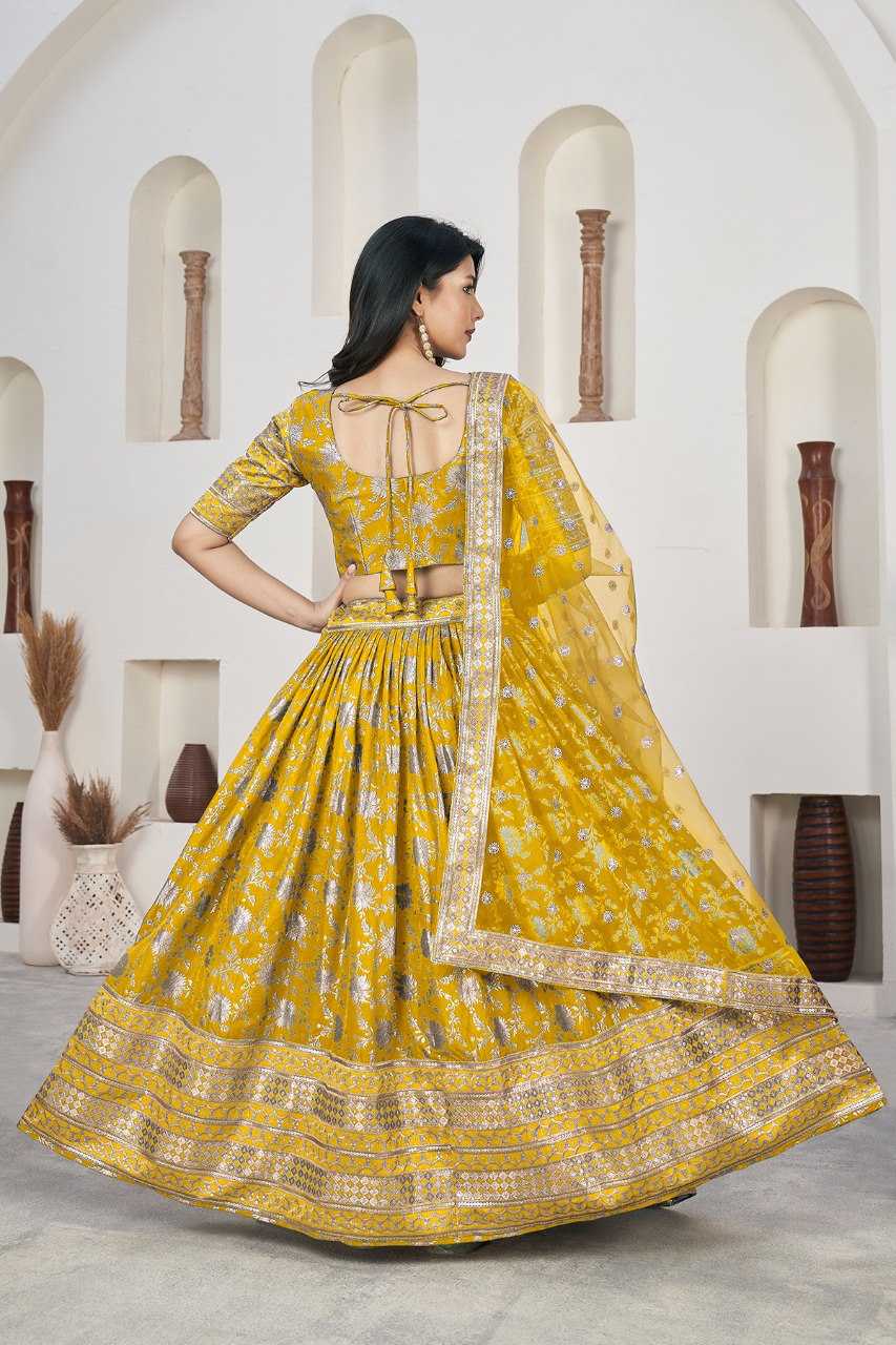 Ynf Jacquard RIN227 1018 Lehengas Wedding Collections Wholesale Designer Lehenga Lehenga For Haldi Manufacturer