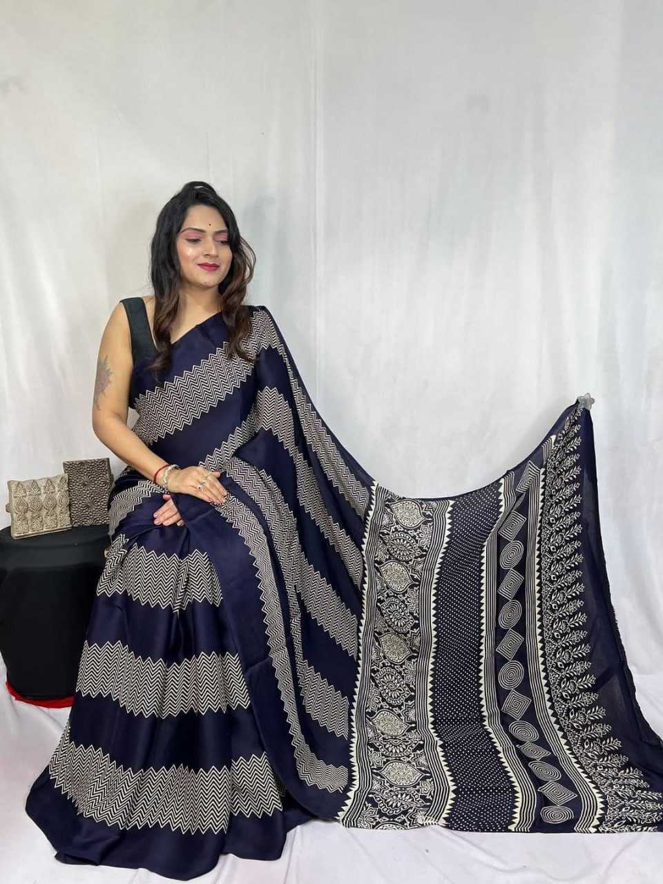 Ynf Japan Sartin RIN193 2240 Sarees Wholesale Fancy Sarees Printed Sarees Silk Sarees Manufacturer