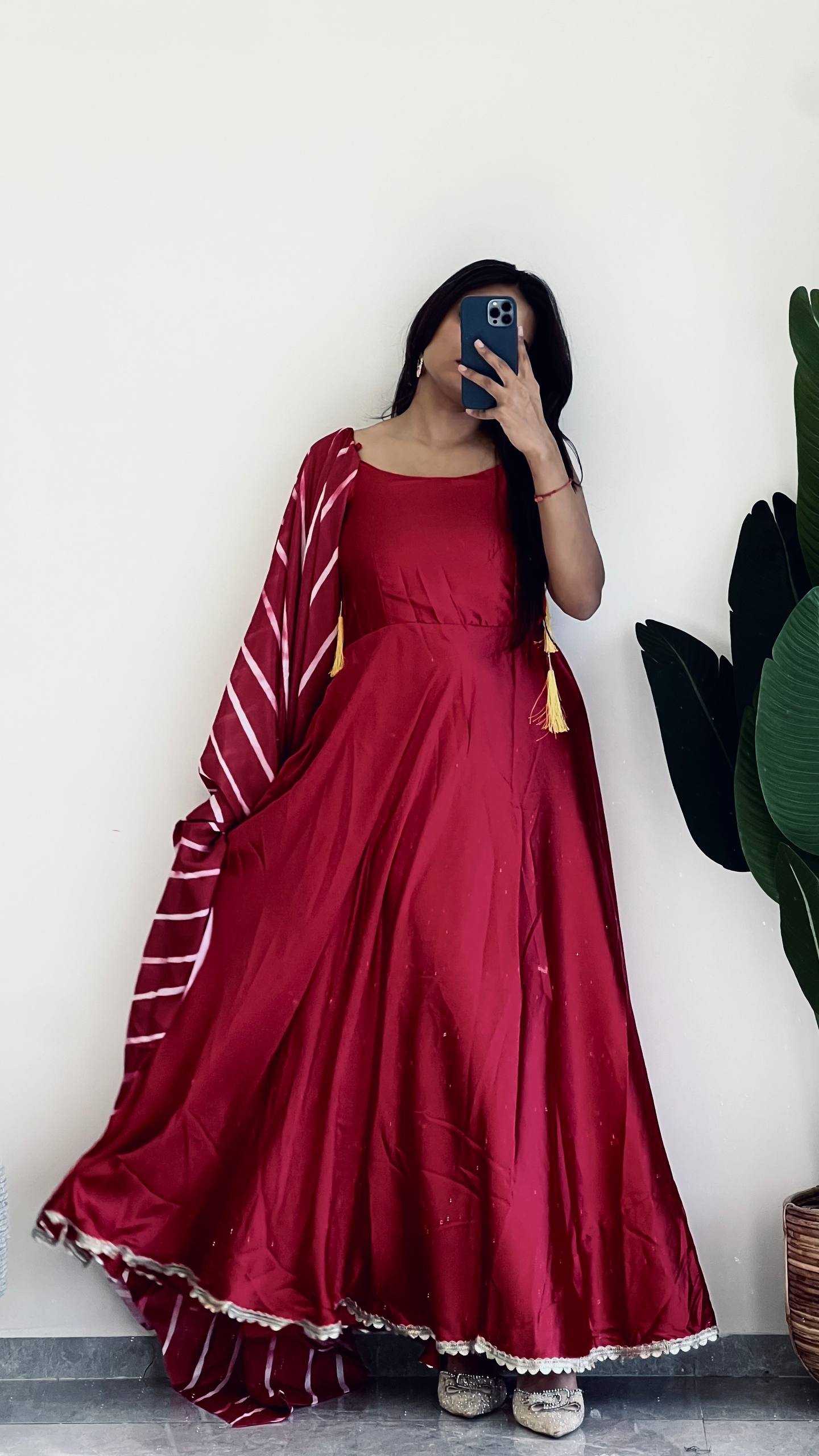 Ynf Japan Sartin RIN213 L333 Gowns Wholesale Fancy Gowns Anarkali Gown Simple Gowns Manufacturer
