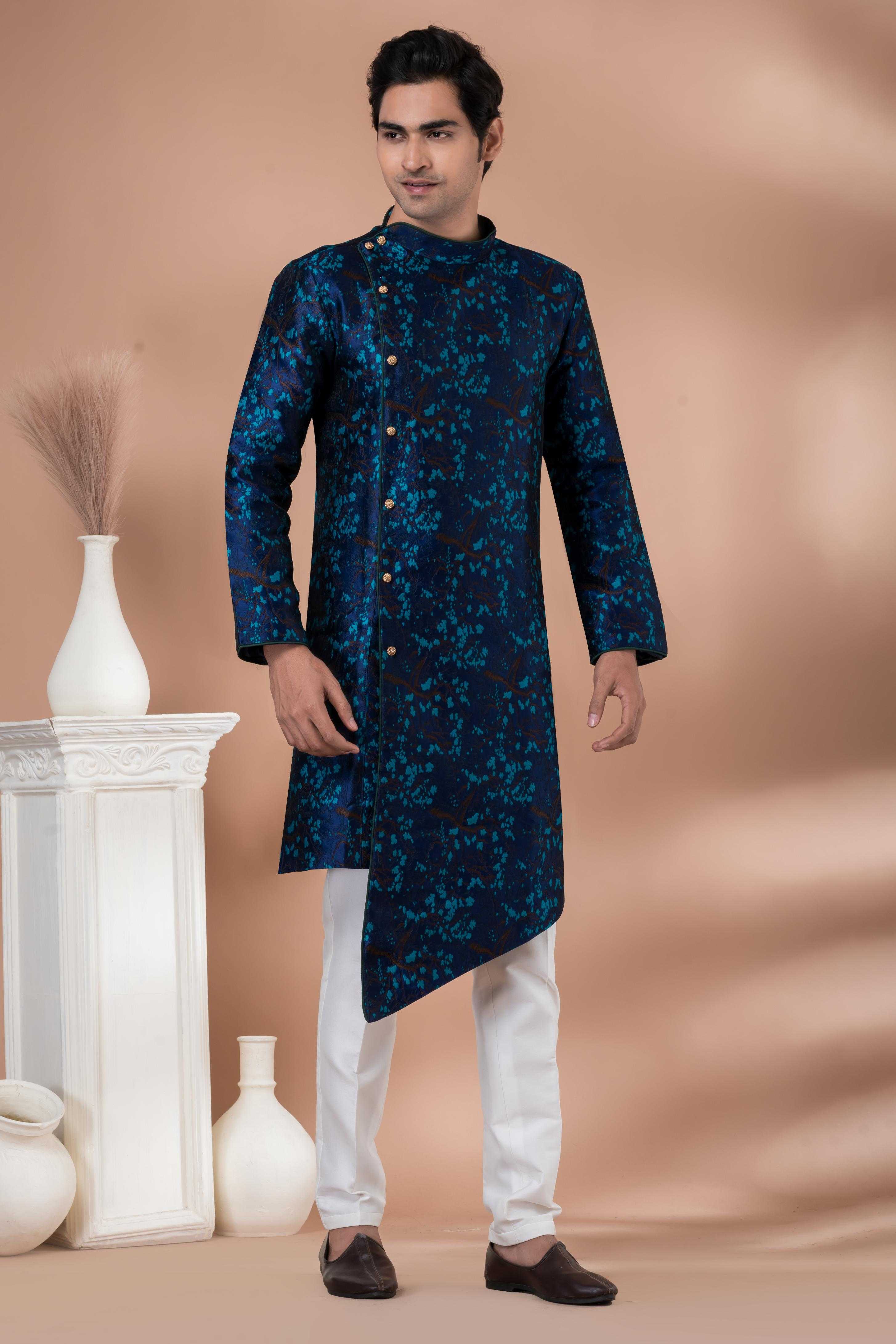 Ynf Jequard Silk RIN223 1708 Mens Wear Wholesale Kurta Set with Jacket Designer Ethnic Set Indo Western Manufacturer