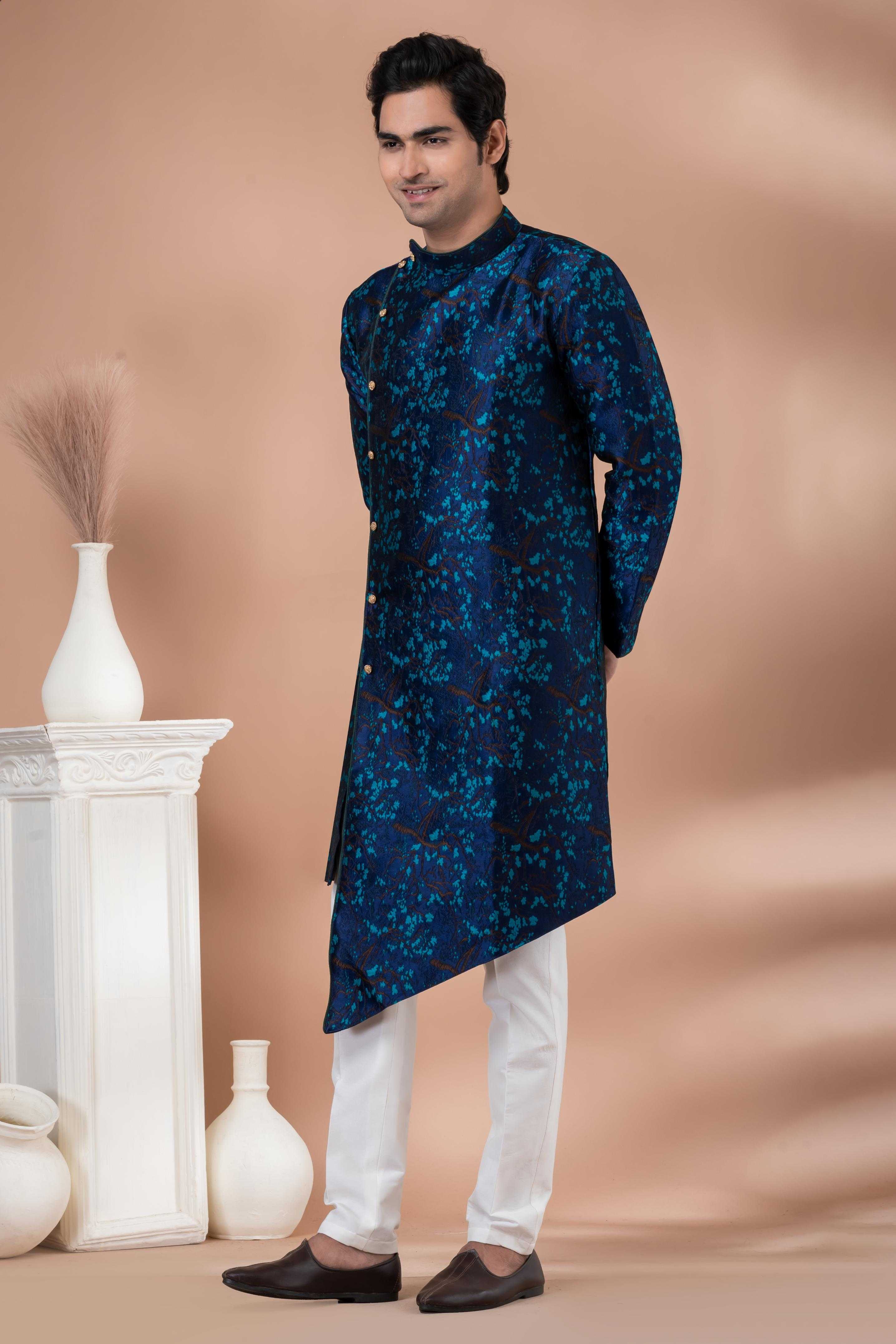 Ynf Jequard Silk RIN223 1708 Mens Wear Wholesale Kurta Set with Jacket Designer Ethnic Set Indo Western Manufacturer