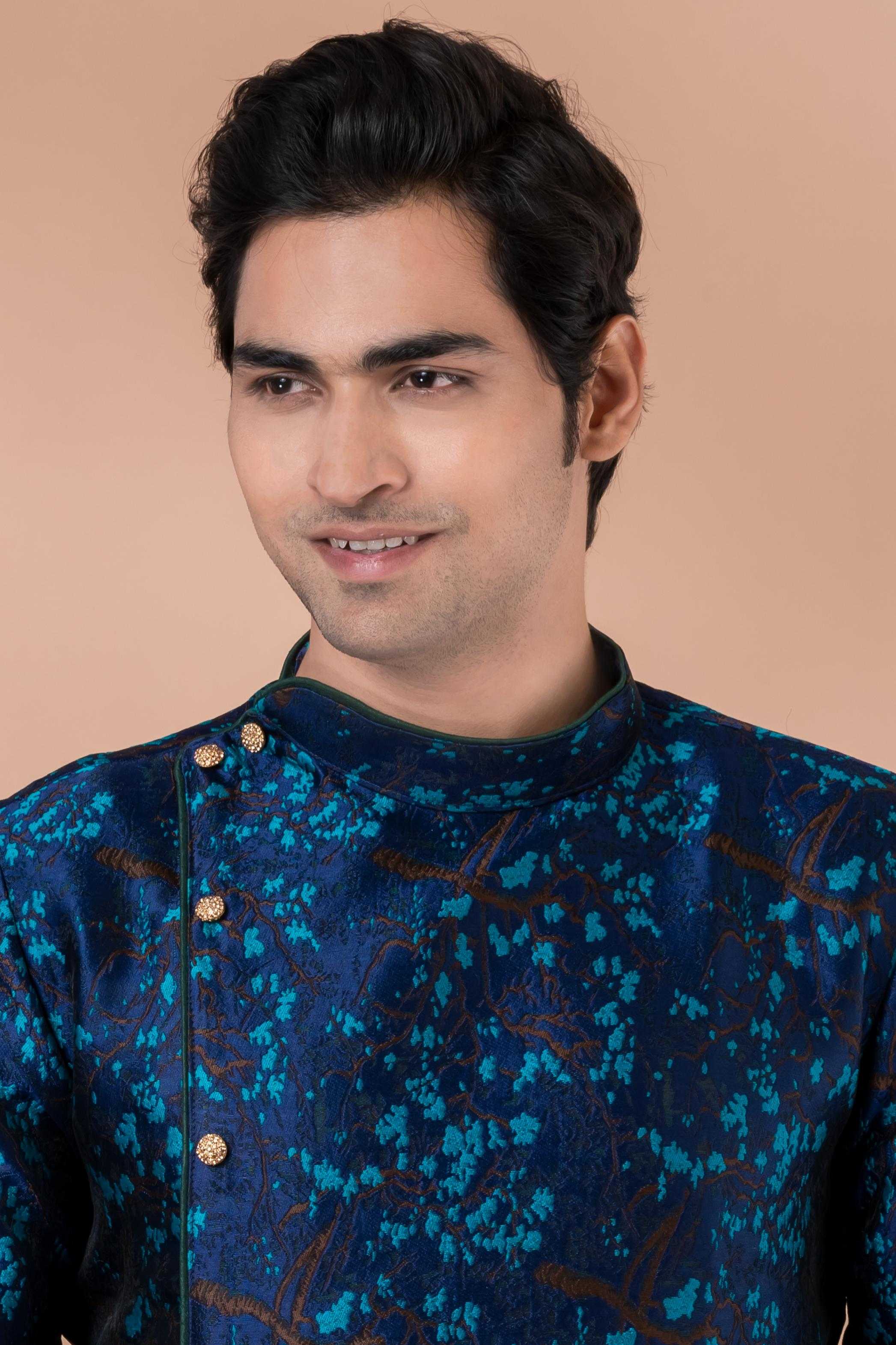 Ynf Jequard Silk RIN223 1708 Mens Wear Wholesale Kurta Set with Jacket Designer Ethnic Set Indo Western Manufacturer