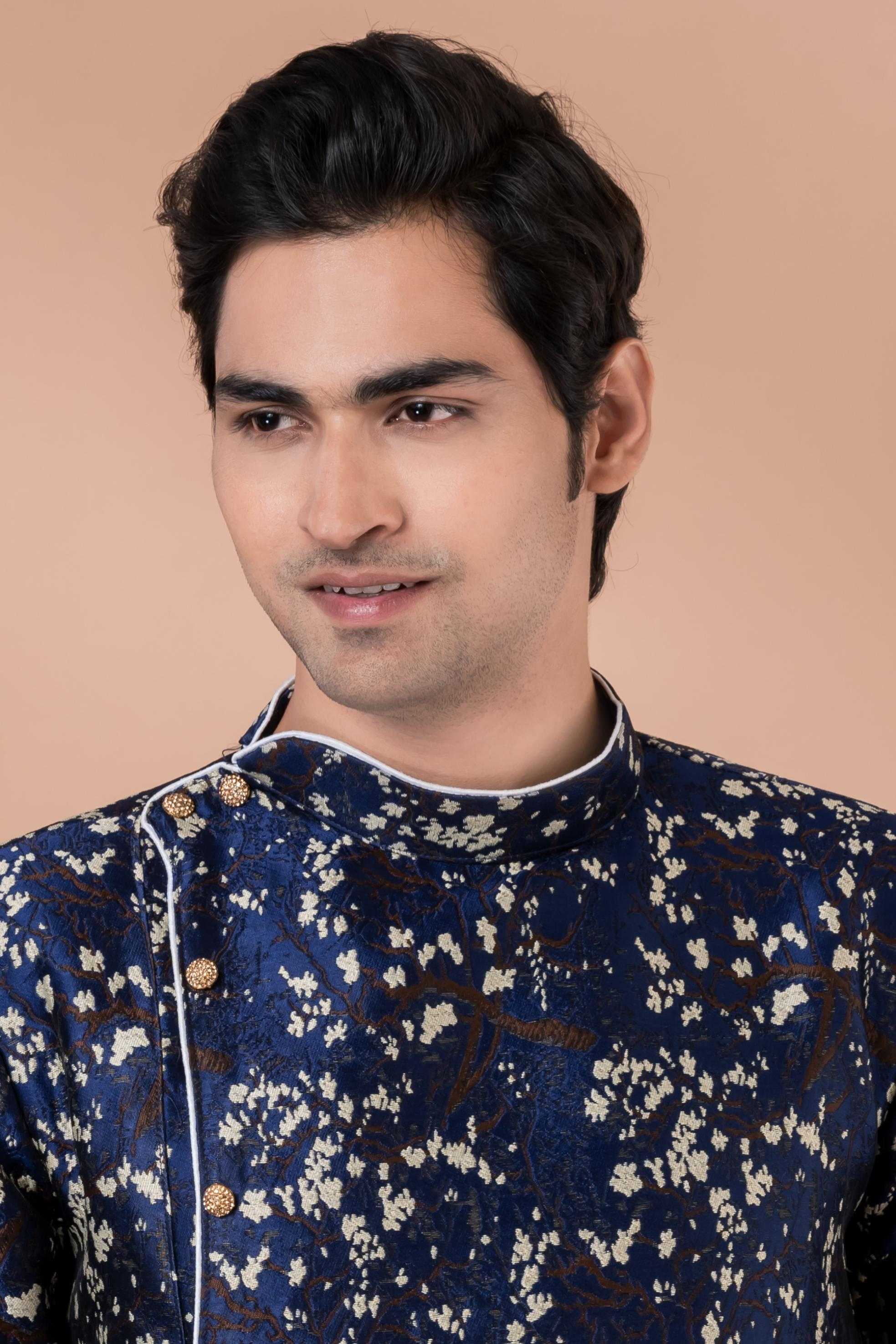 Ynf Jequard Silk RIN223 1709 Mens Wear Wholesale Kurta Set with Jacket Designer Ethnic Set Indo Western Manufacturer