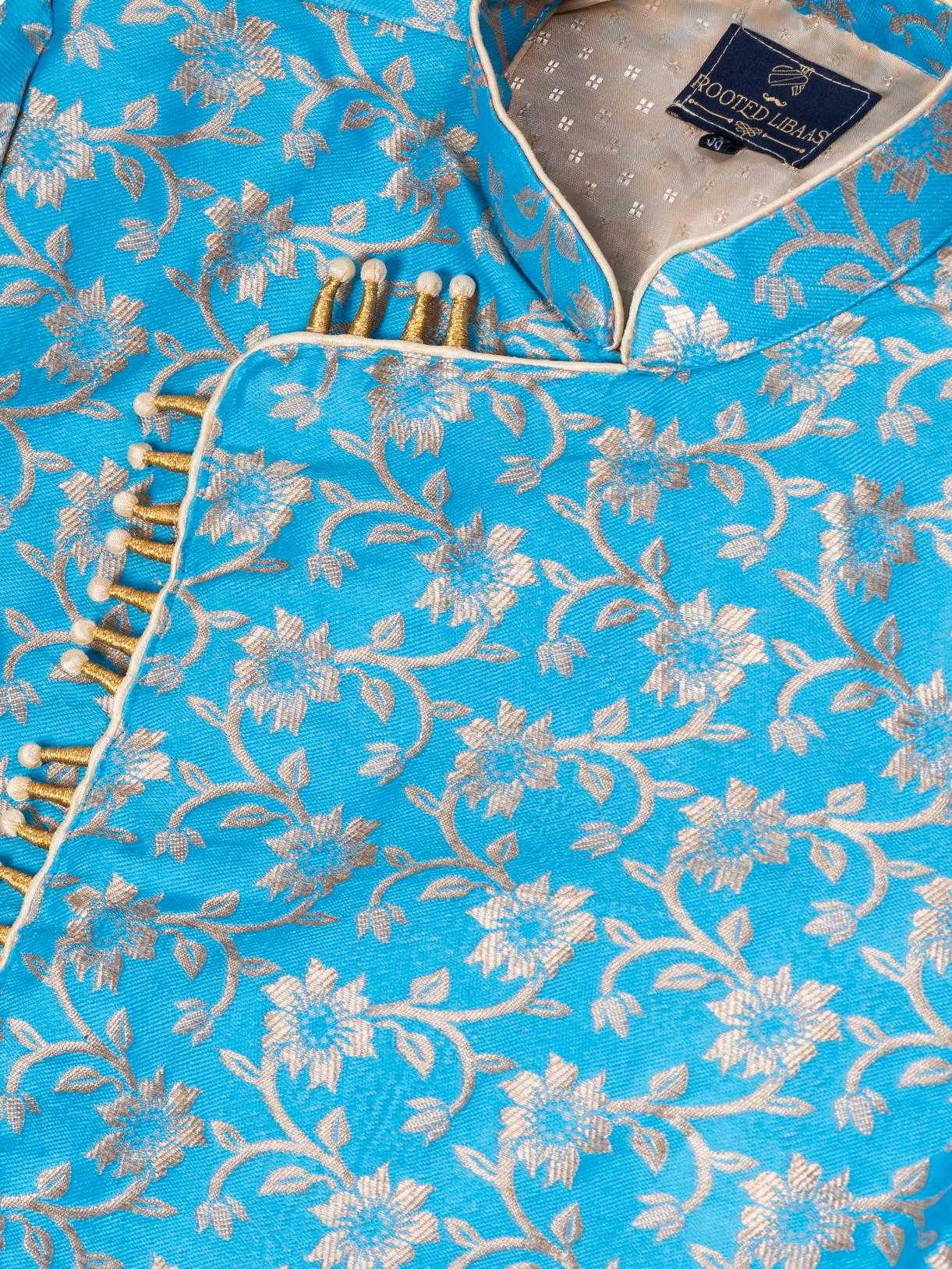Ynf Jequard Silk RIN223 1711 Mens Wear Wholesale Kurta Set with Jacket Designer Ethnic Set Indo Western Manufacturer