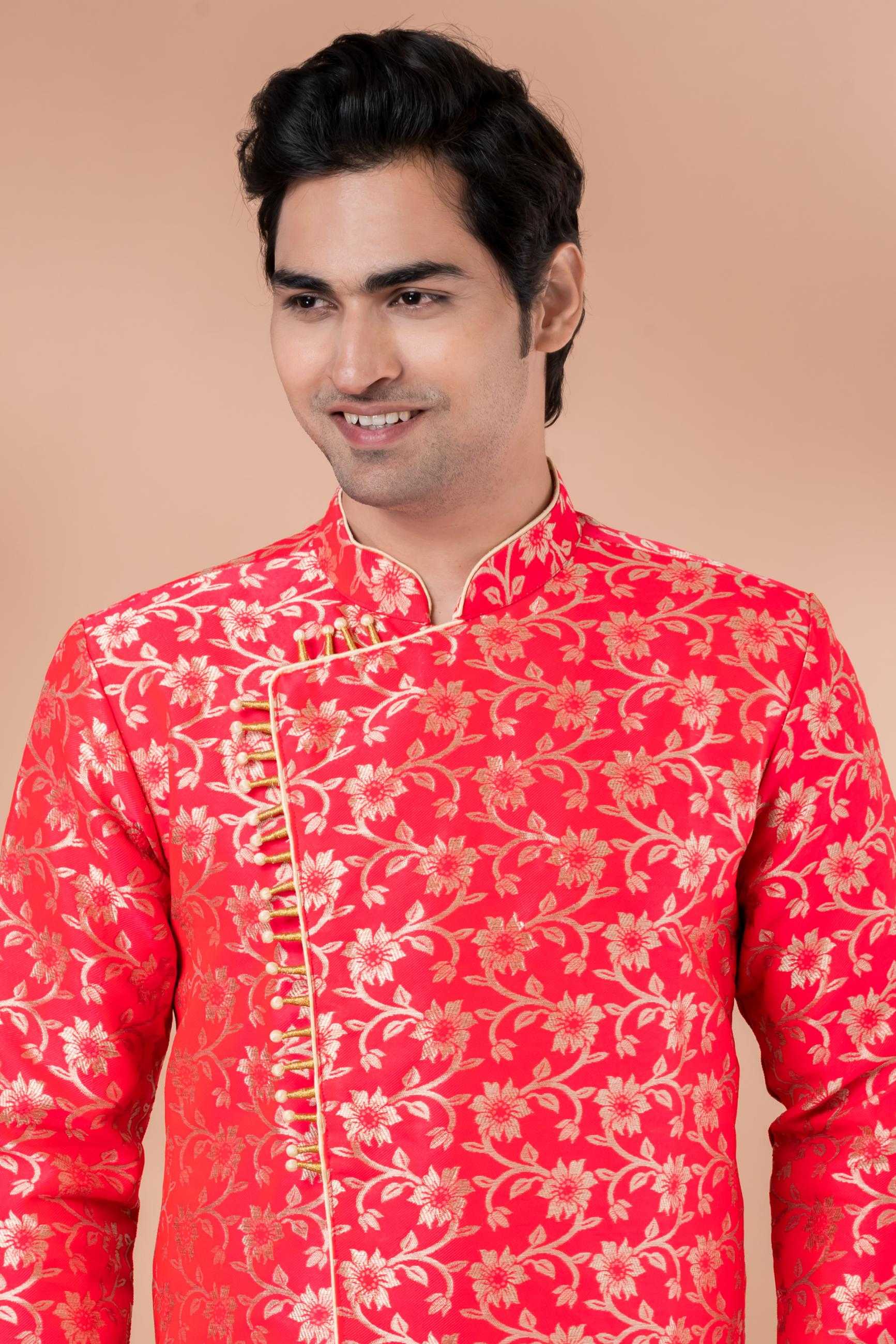 Ynf Jequard Silk RIN223 1712 Mens Wear Wholesale Kurta Set with Jacket Designer Ethnic Set Indo Western Manufacturer