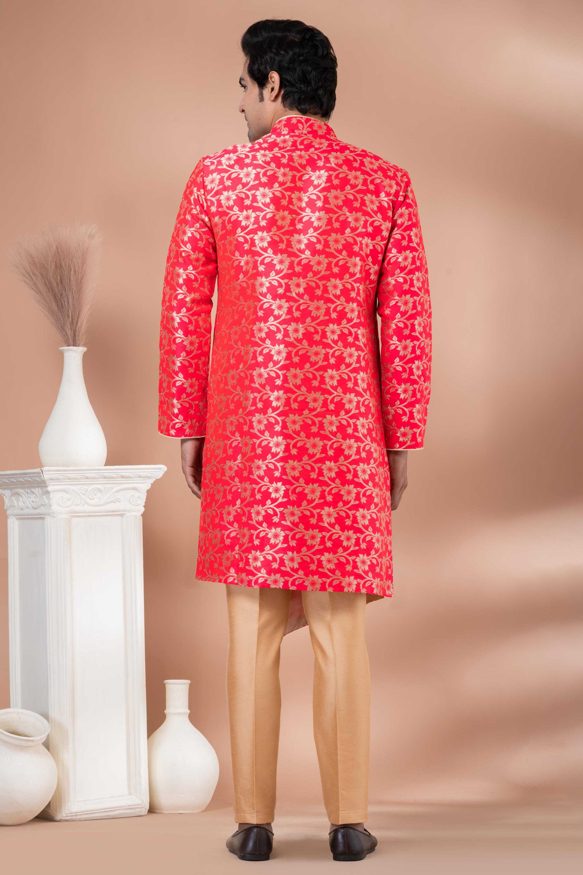 Ynf Jequard Silk RIN223 1712 Mens Wear Wholesale Kurta Set with Jacket Designer Ethnic Set Indo Western Manufacturer