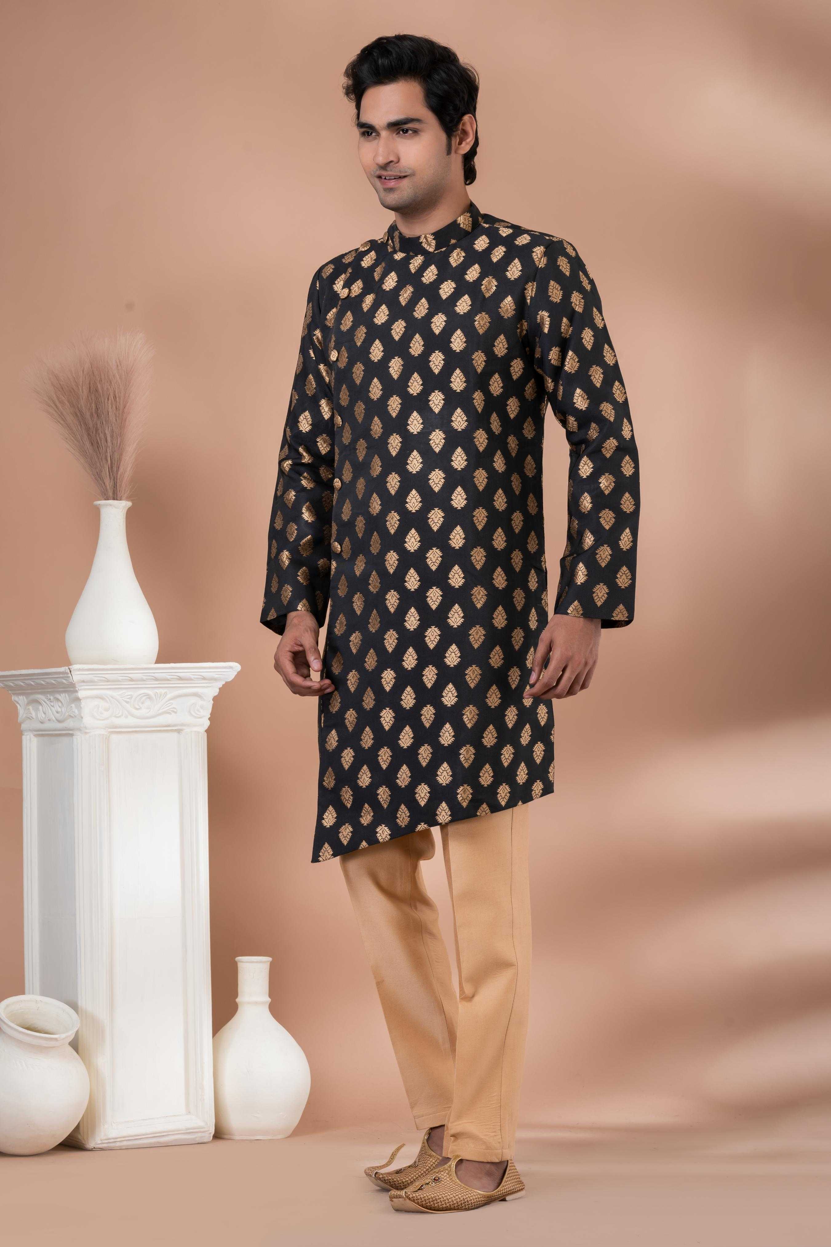Ynf Jequard Silk RIN223 1714 Mens Wear Wholesale Kurta Set with Jacket Designer Ethnic Set Indo Western Manufacturer