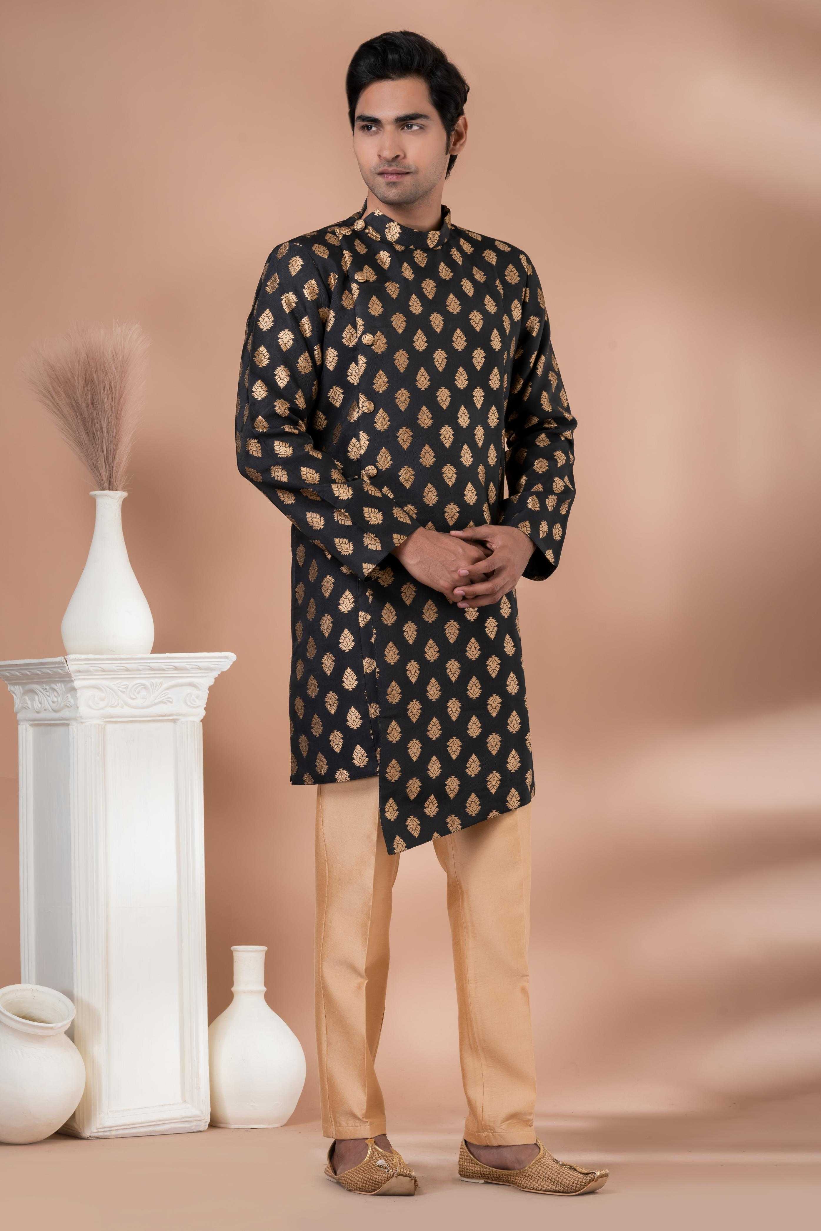 Ynf Jequard Silk RIN223 1714 Mens Wear Wholesale Kurta Set with Jacket Designer Ethnic Set Indo Western Manufacturer