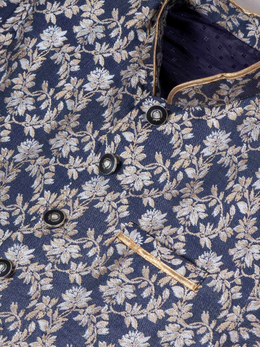 Ynf Jequard Silk RIN223 1716 Mens Wear Wholesale Kurta Set with Jacket Designer Ethnic Set Indo Western Manufacturer