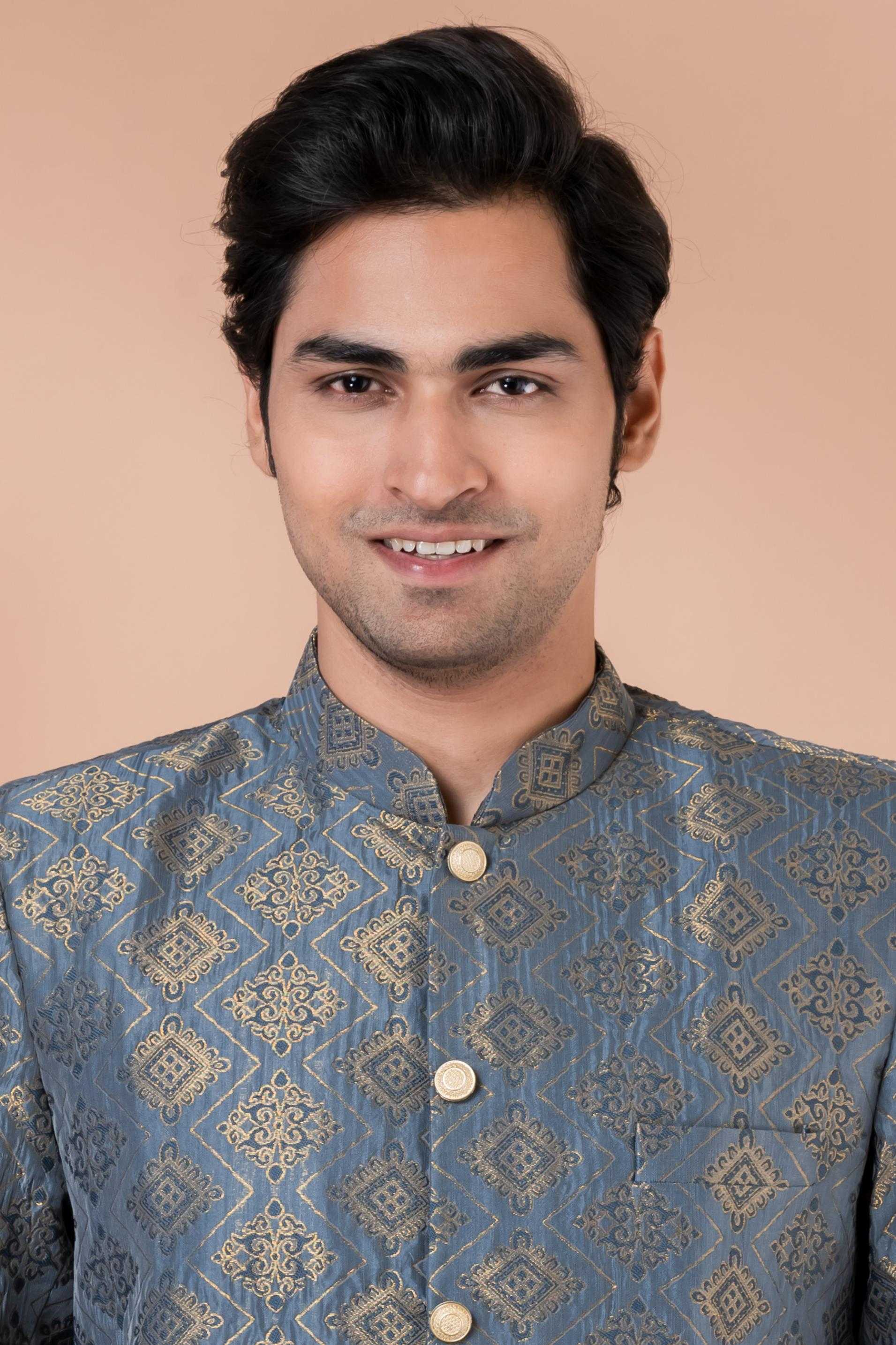 Ynf Jequard Silk RIN223 1718 Mens Wear Wholesale Kurta Set with Jacket Designer Ethnic Set Indo Western Manufacturer