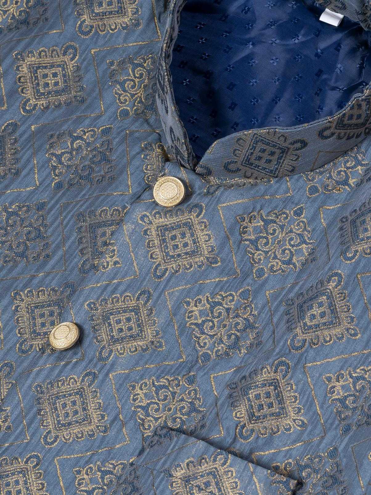 Ynf Jequard Silk RIN223 1718 Mens Wear Wholesale Kurta Set with Jacket Designer Ethnic Set Indo Western Manufacturer