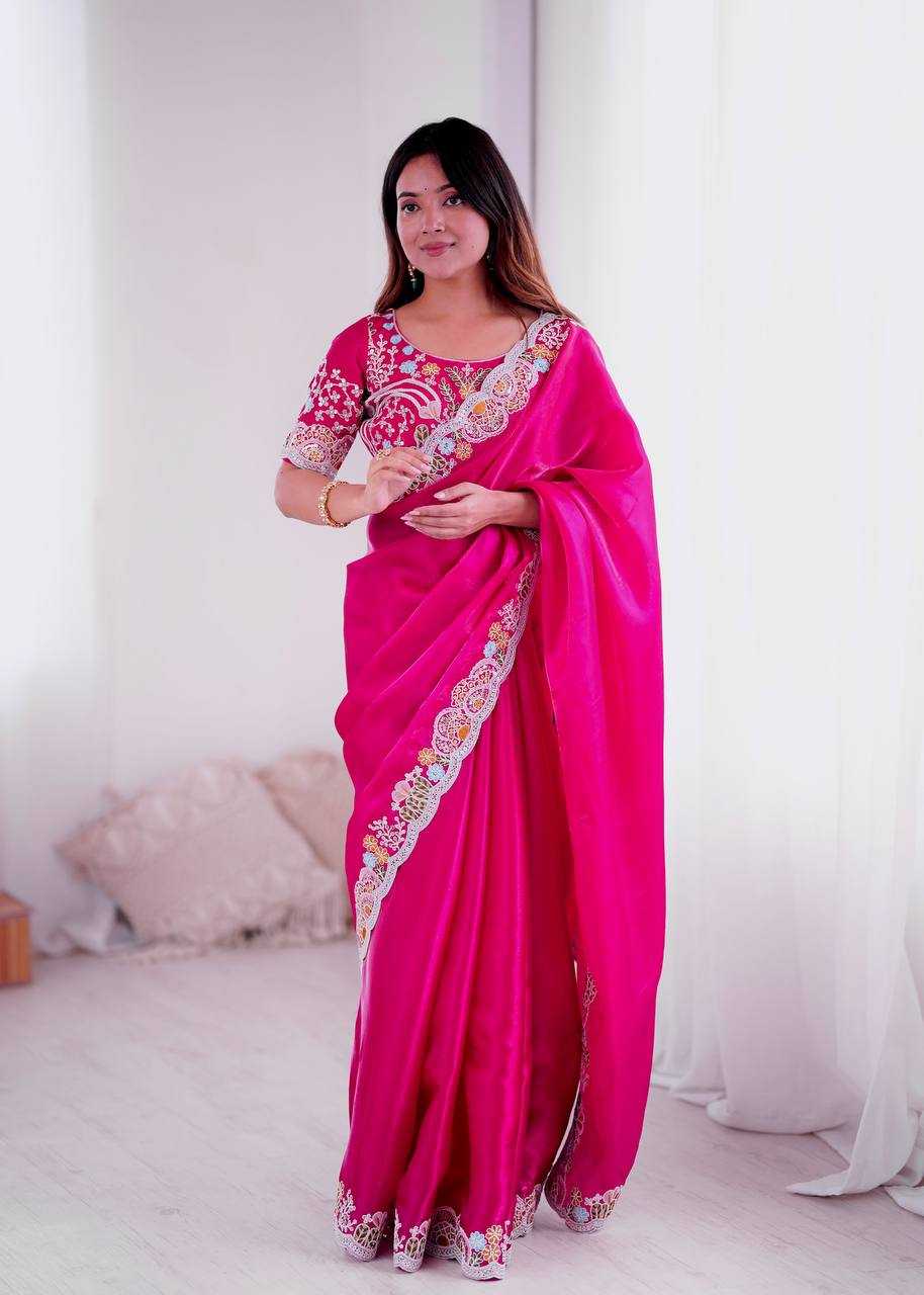 Ynf Jimmy Choo KESH490 1315 Sarees Wedding Collections Festive Collections Wholesale Jimmy Choo Sarees Embroidered Sarees Sequins Work Saree Manufacturer