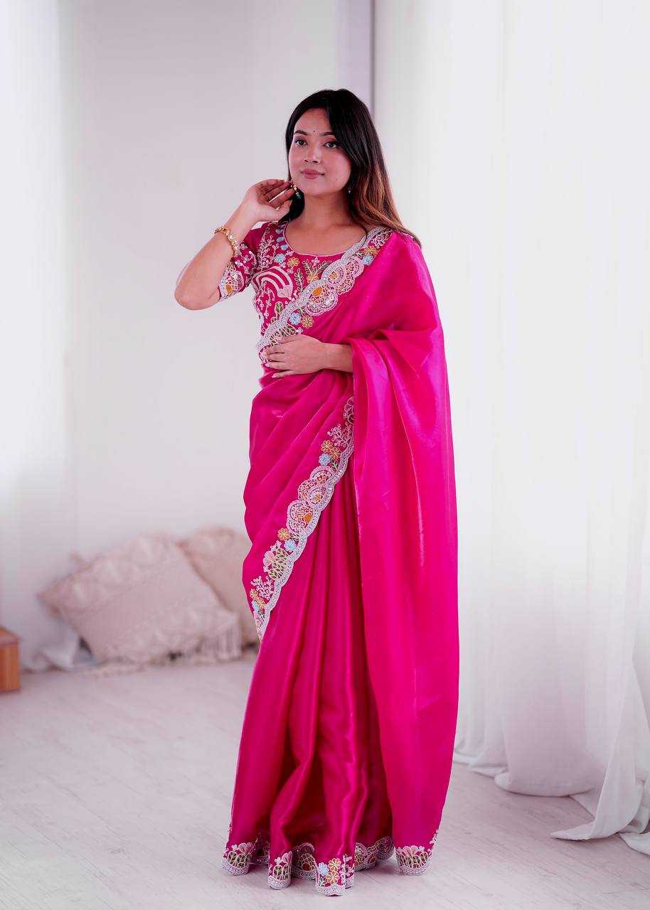 Ynf Jimmy Choo KESH490 1315 Sarees Wedding Collections Festive Collections Wholesale Jimmy Choo Sarees Embroidered Sarees Sequins Work Saree Manufacturer