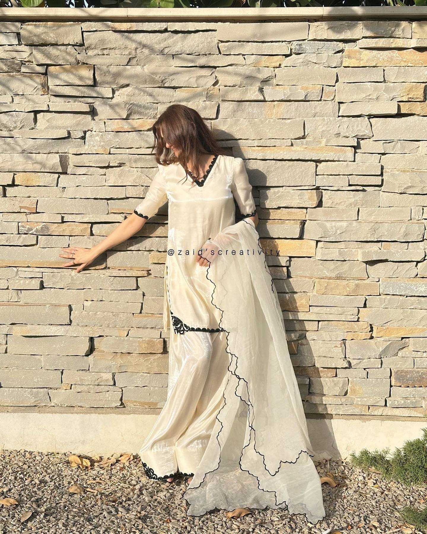 Ynf Jimmy Choo KESH523 074 Suits & Dresses Wholesale Palazzo Suit Party wear suits White Salwar Suit Manufacturer
