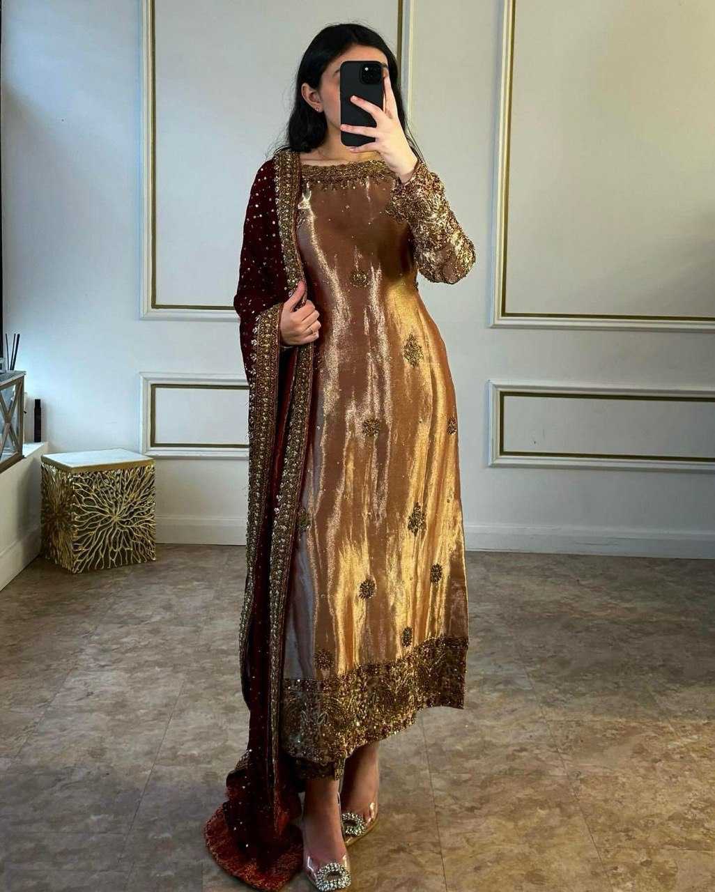 Ynf Jimmy Choo KESH540 1144 Kurti Wholesale Embroidered Kurtis Kurti With Pants Manufacturer