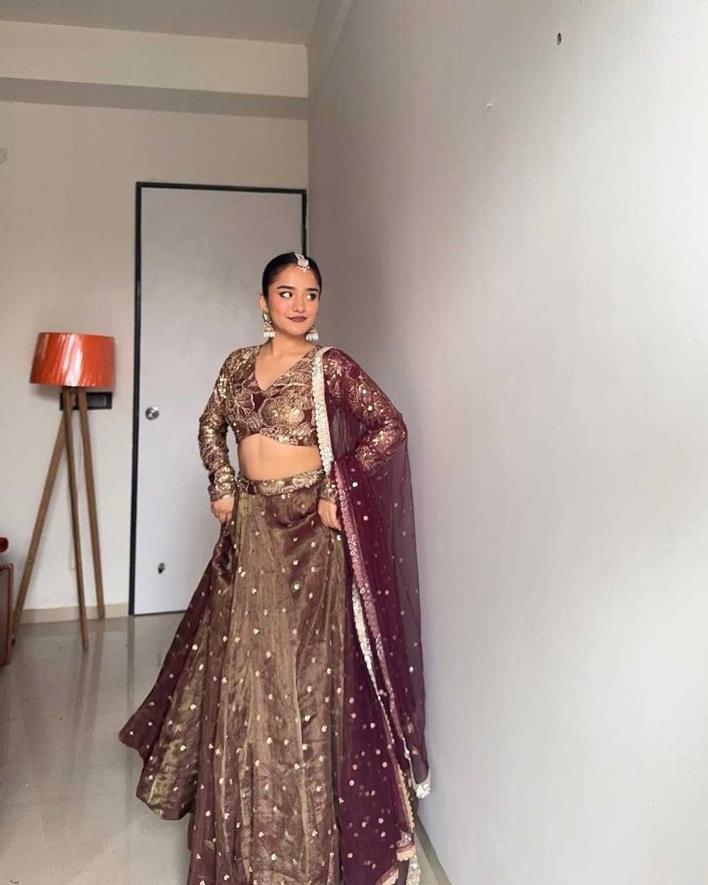 Ynf Jimmy Choo KESH540 346 Lehengas Wholesale Printed Lehenga Heavy Lehenga Manufacturer