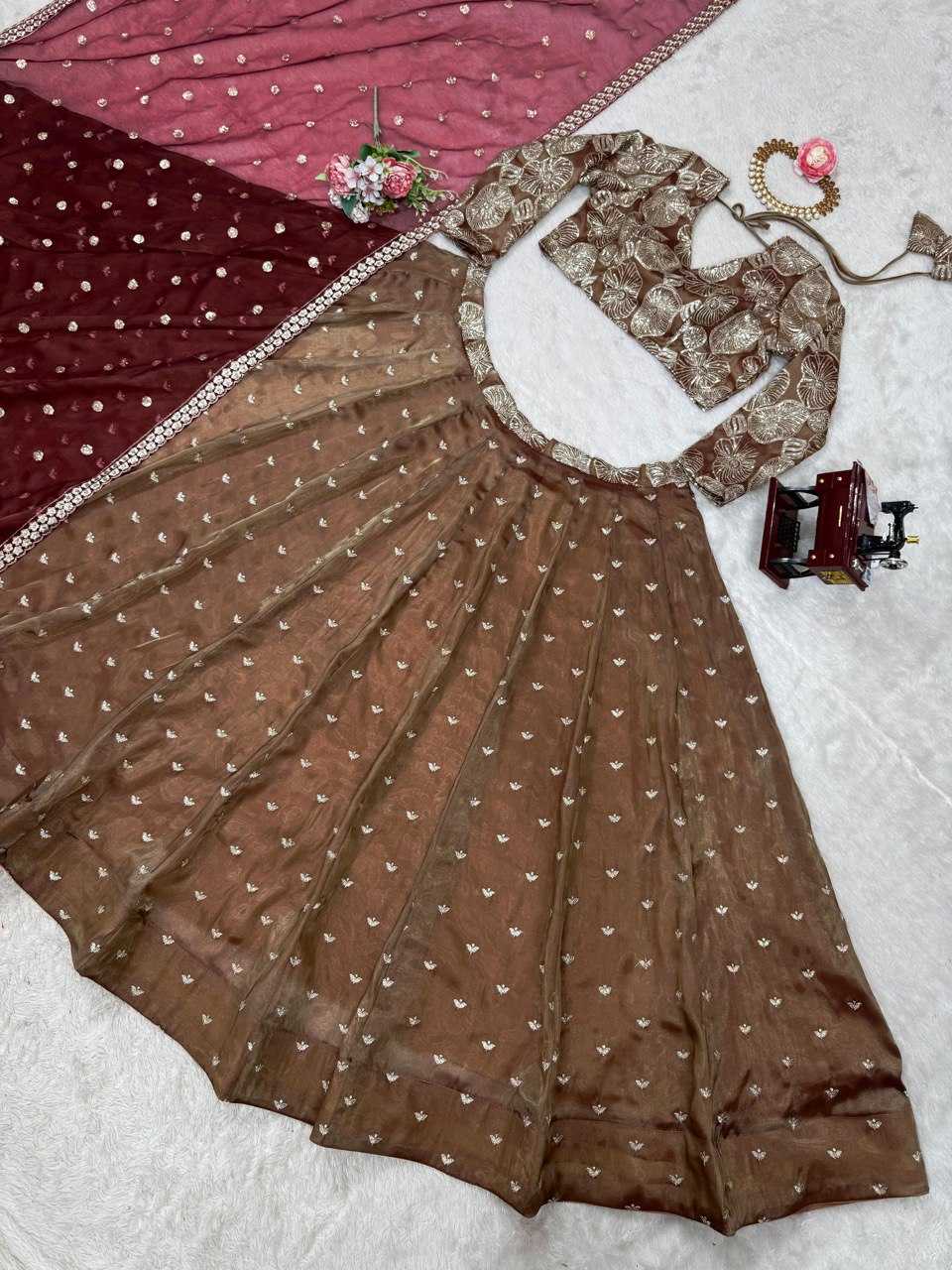 Ynf Jimmy Choo KESH540 346 Lehengas Wholesale Printed Lehenga Heavy Lehenga Manufacturer