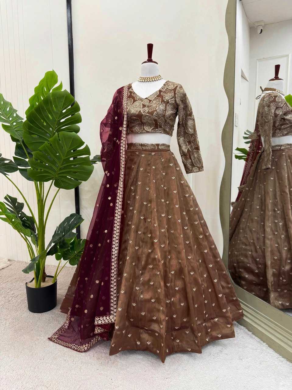 Ynf Jimmy Choo KESH540 346 Lehengas Wholesale Printed Lehenga Heavy Lehenga Manufacturer