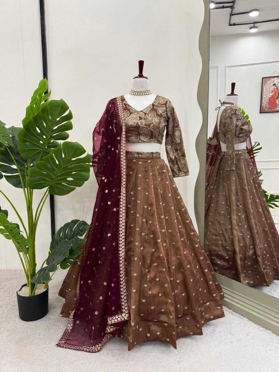 Ynf Jimmy Choo KESH540 346 Lehengas Wholesale Printed Lehenga Heavy Lehenga Manufacturer