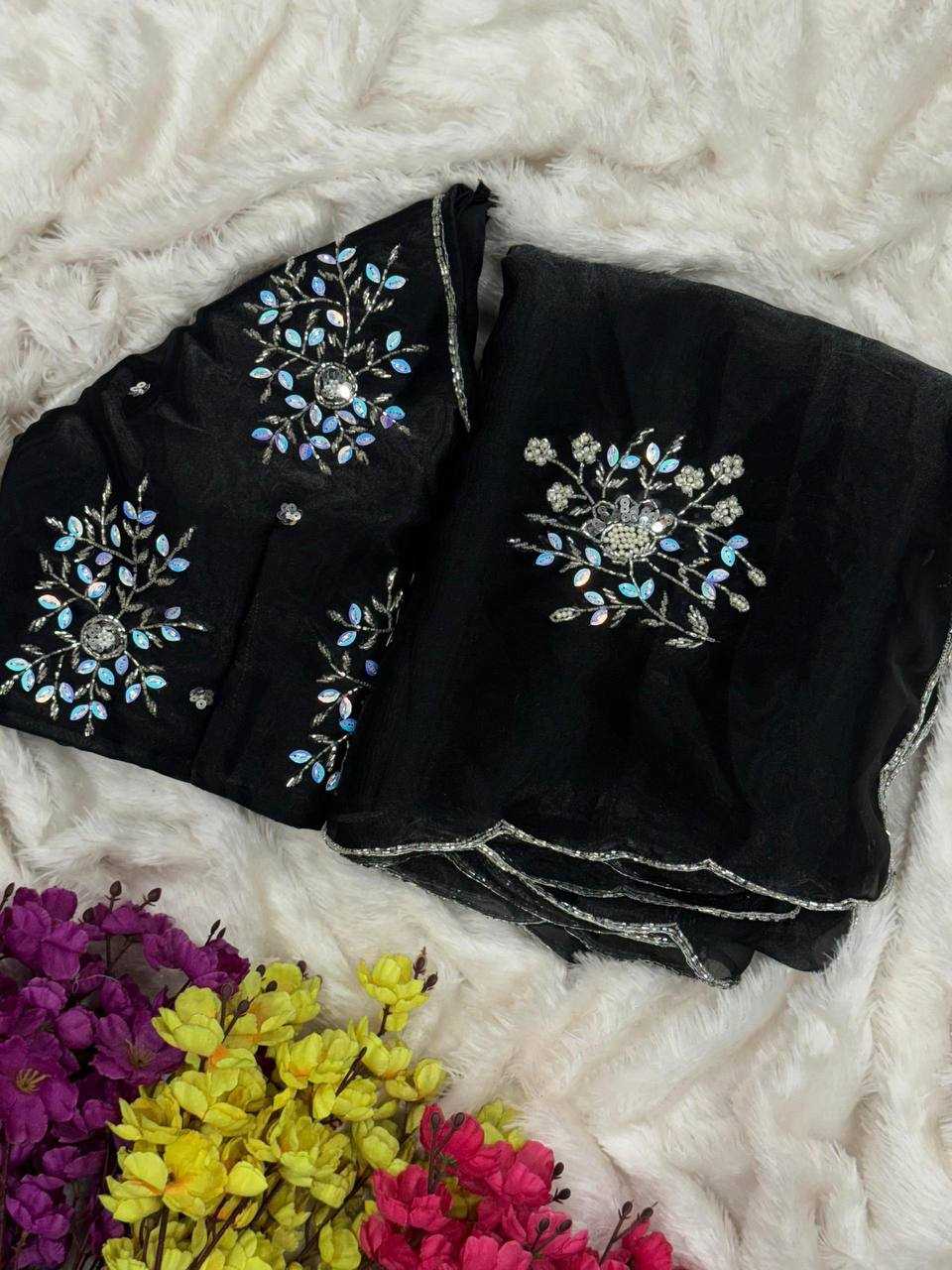 Ynf Jimmy Choo RIN105 JIYA Sarees Wedding Collections Festive Collections Wholesale Jimmy Choo Sarees Butta Sarees Sarees With Blouse Manufacturer