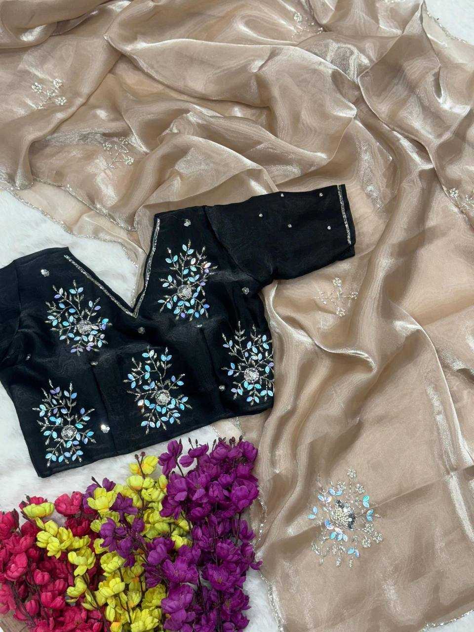 Ynf Jimmy Choo RIN105 JIYA Sarees Wedding Collections Festive Collections Wholesale Jimmy Choo Sarees Butta Sarees Sarees With Blouse Manufacturer