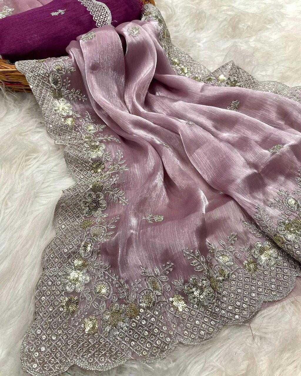 Ynf Jimmy Choo RIN134 Prisha-3 Silk Sarees Wholesale Soft Silk Sarees Designer Silk Sarees Embroidered Silk Sarees Manufacturer