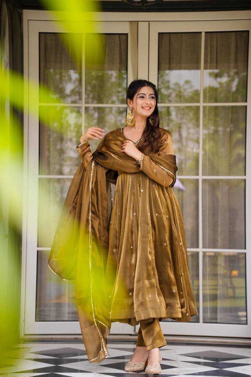 Ynf Jimmy Choo RIN162 5897 Gowns Wholesale Fancy Gowns Anarkali Gown Silk Gowns Manufacturer