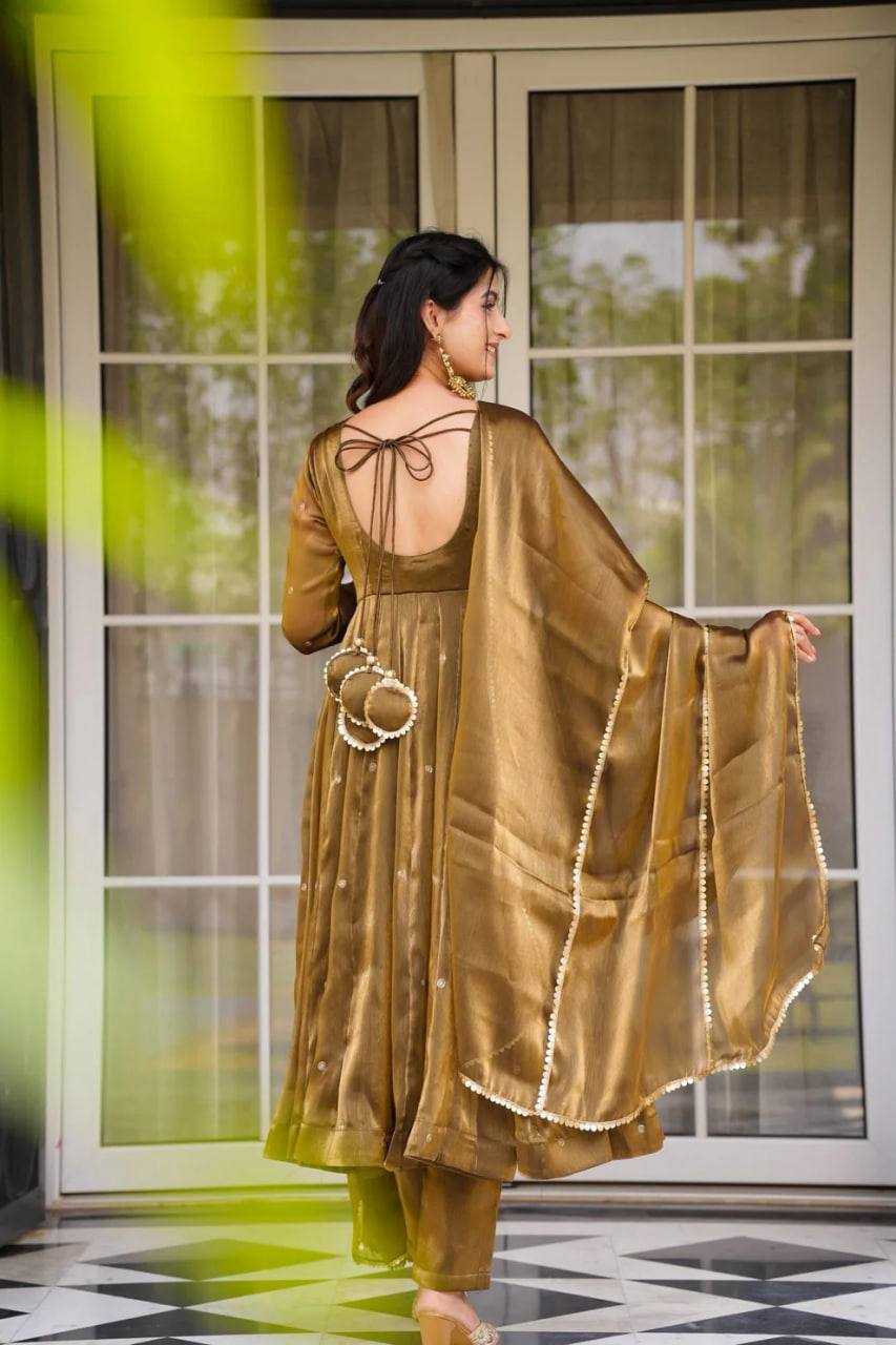 Ynf Jimmy Choo RIN162 5897 Gowns Wholesale Fancy Gowns Anarkali Gown Silk Gowns Manufacturer