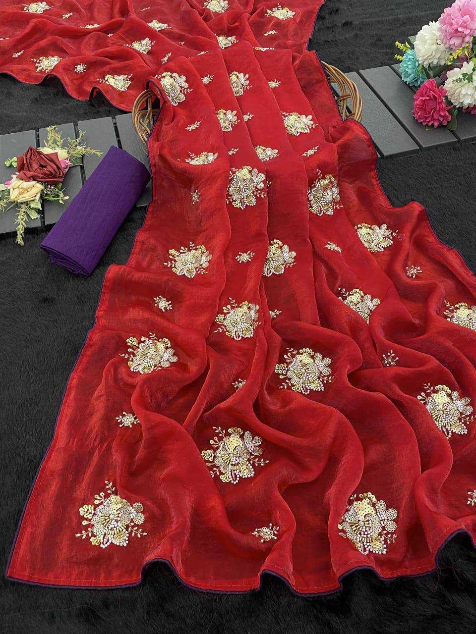 Ynf Jimmy Choo RIN187 761 Sarees Wholesale Jimmy Choo Sarees Sequin Sarees Manufacturer