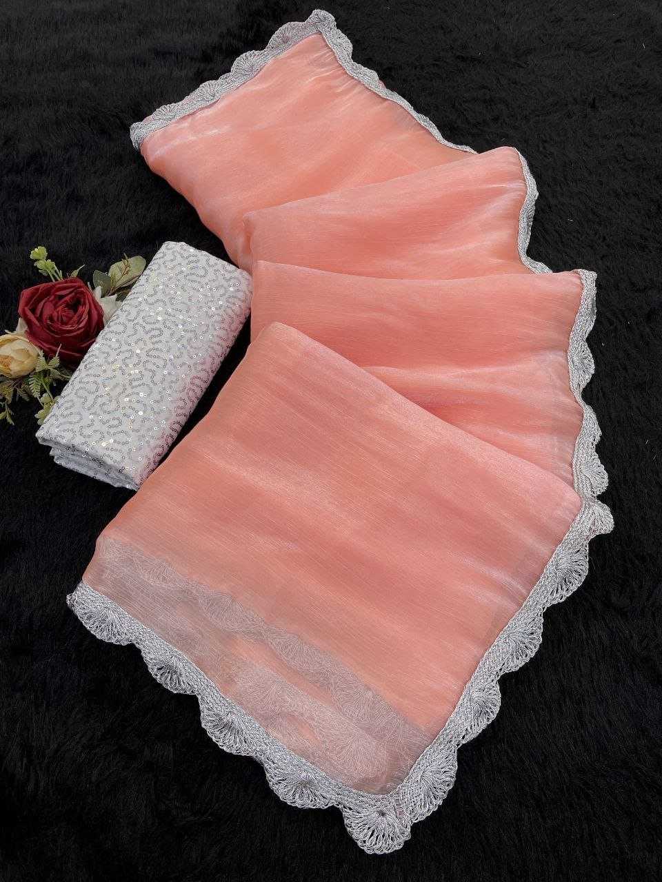 Ynf Jimmy Choo RIN216 Shreya Sarees Wedding Collections Festive Collections Wholesale Jimmy Choo Sarees Lace Border Sarees Sarees With Blouse Manufacturer