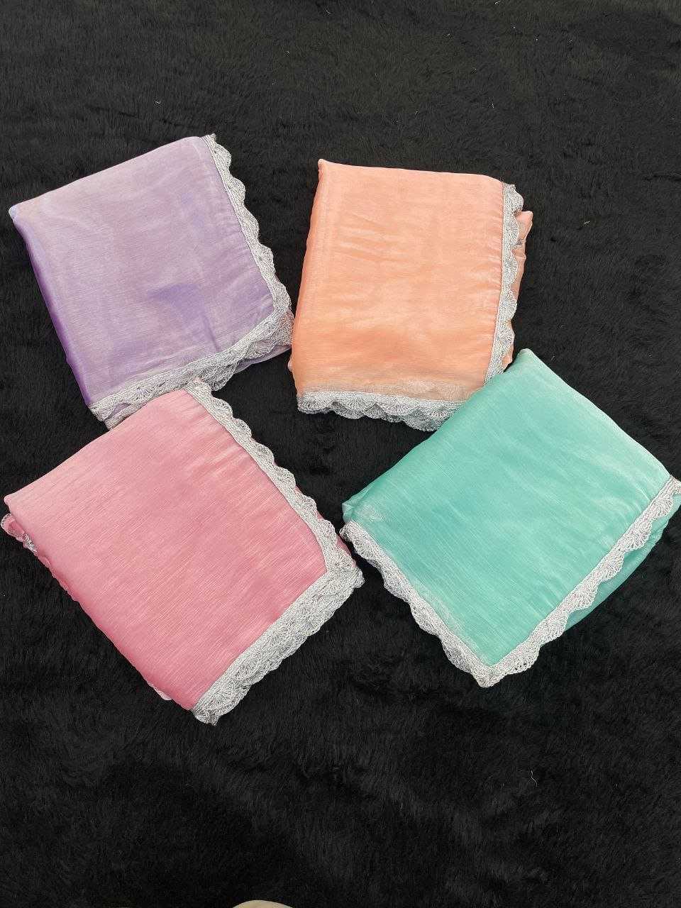 Ynf Jimmy Choo RIN216 Shreya Sarees Wedding Collections Festive Collections Wholesale Jimmy Choo Sarees Lace Border Sarees Sarees With Blouse Manufacturer