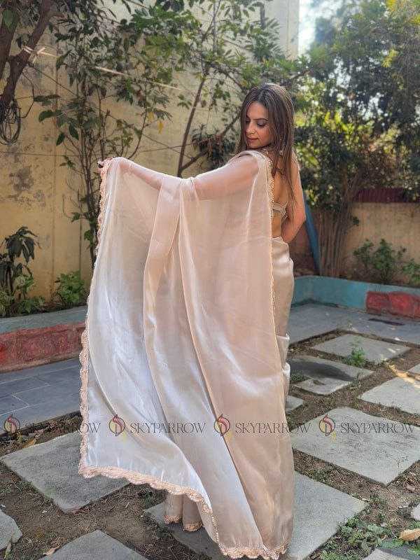 Ynf Jimmy Choo RIN216 sparrow Sarees Wedding Collections Festive Collections Wholesale Jimmy Choo Sarees Lace Border Sarees Sarees With Blouse Manufacturer