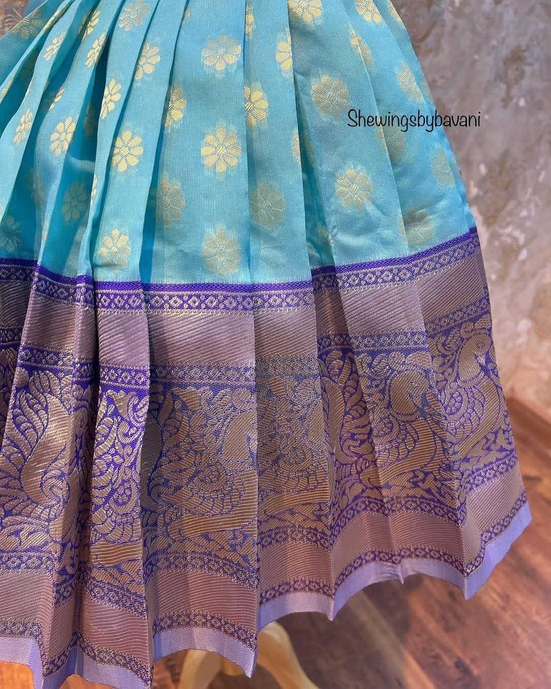 Ynf Kanjivaram Silk KESH493 maggam Kids Wear Wholesale Kids Gown Kids Ethnic Gowns Manufacturer