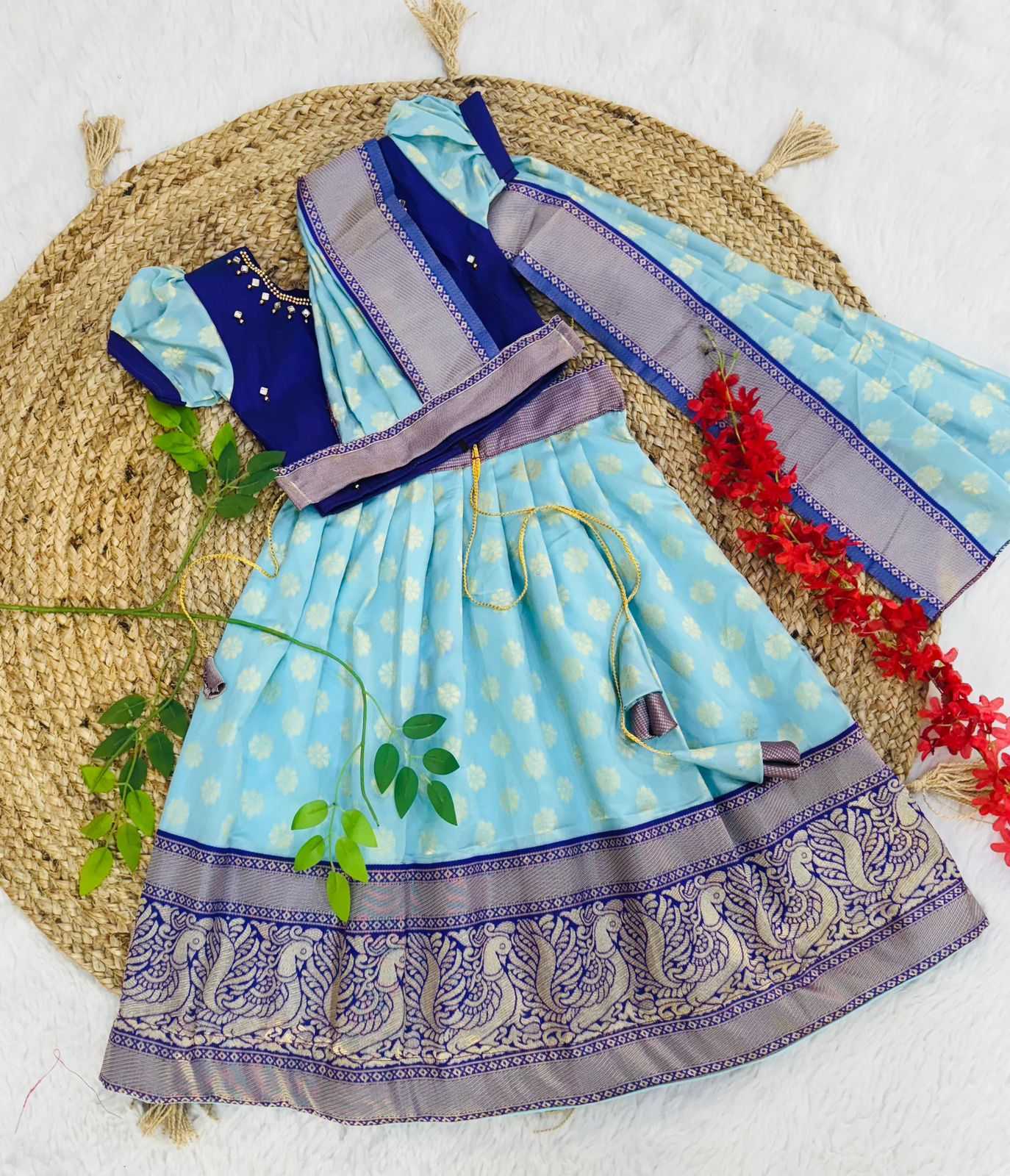 Ynf Kanjivaram Silk KESH493 PRATISHTHA Kids Wear Wholesale Kids Lehenga Kids Lehenga Choli Baby Girl Lehenga Manufacturer